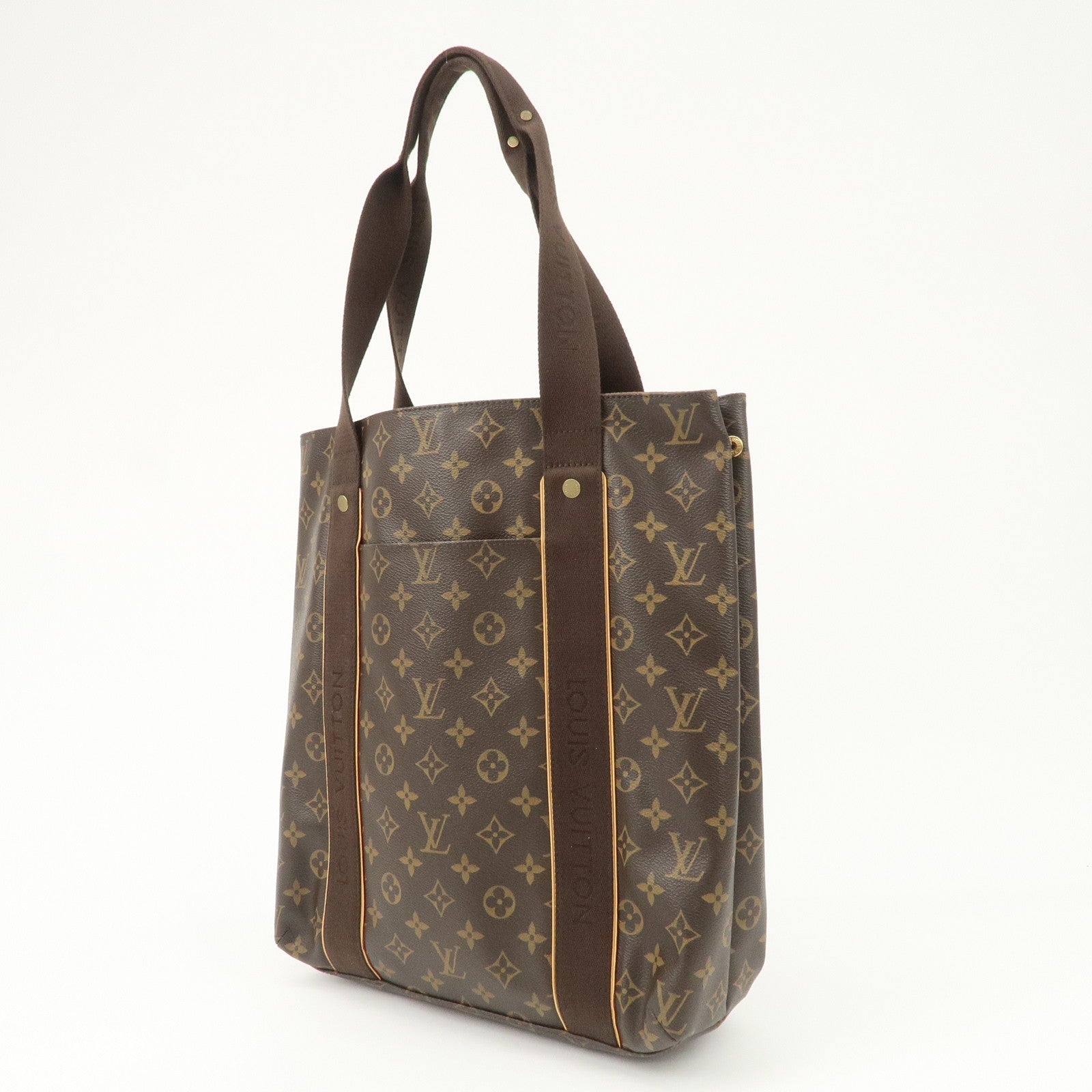Louis Vuitton Monogram Cabas Beaubourg Tote Bag Brown M53013