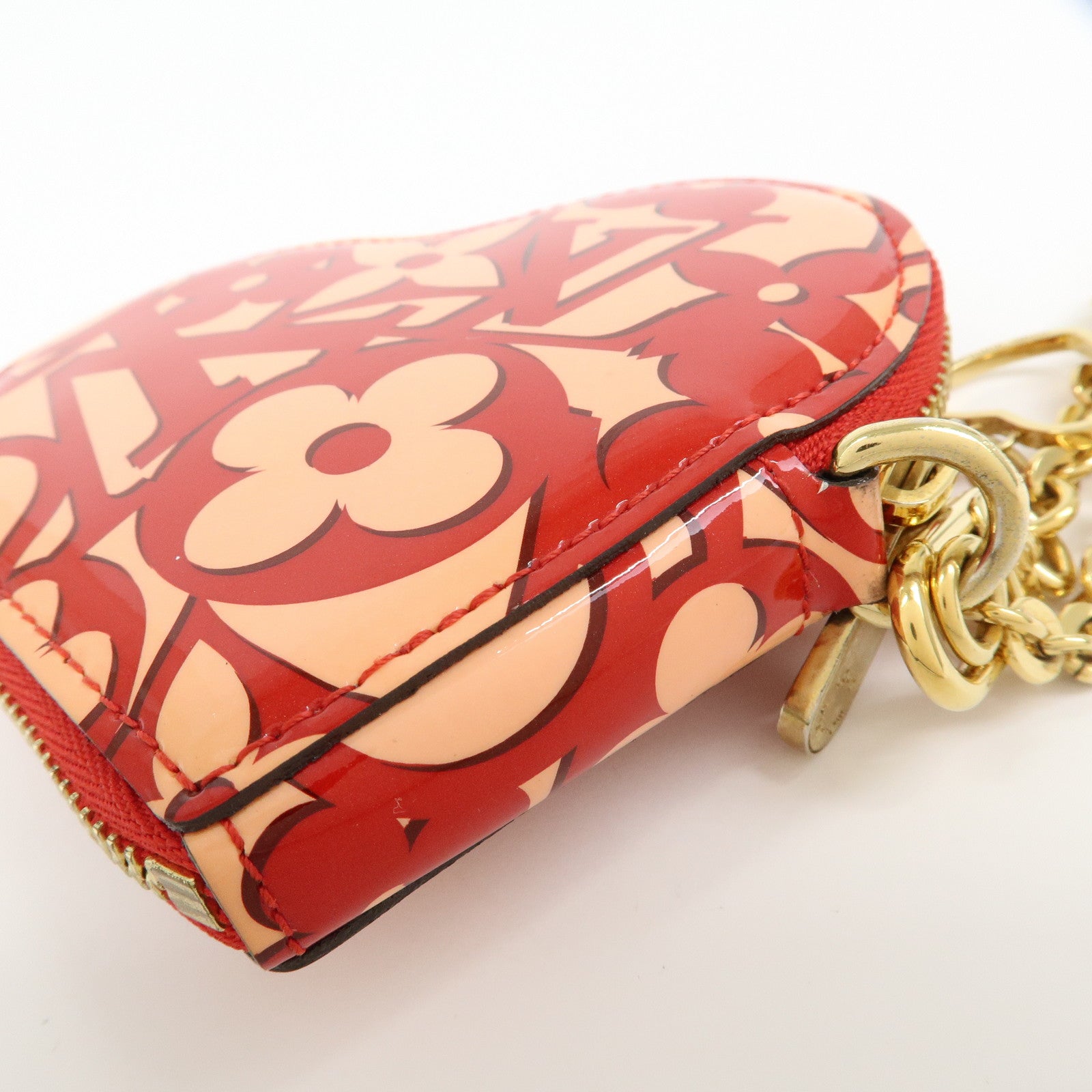 Louis Vuitton Sweet Monogram Vernis Portemonnaie Coeur Pink M90133