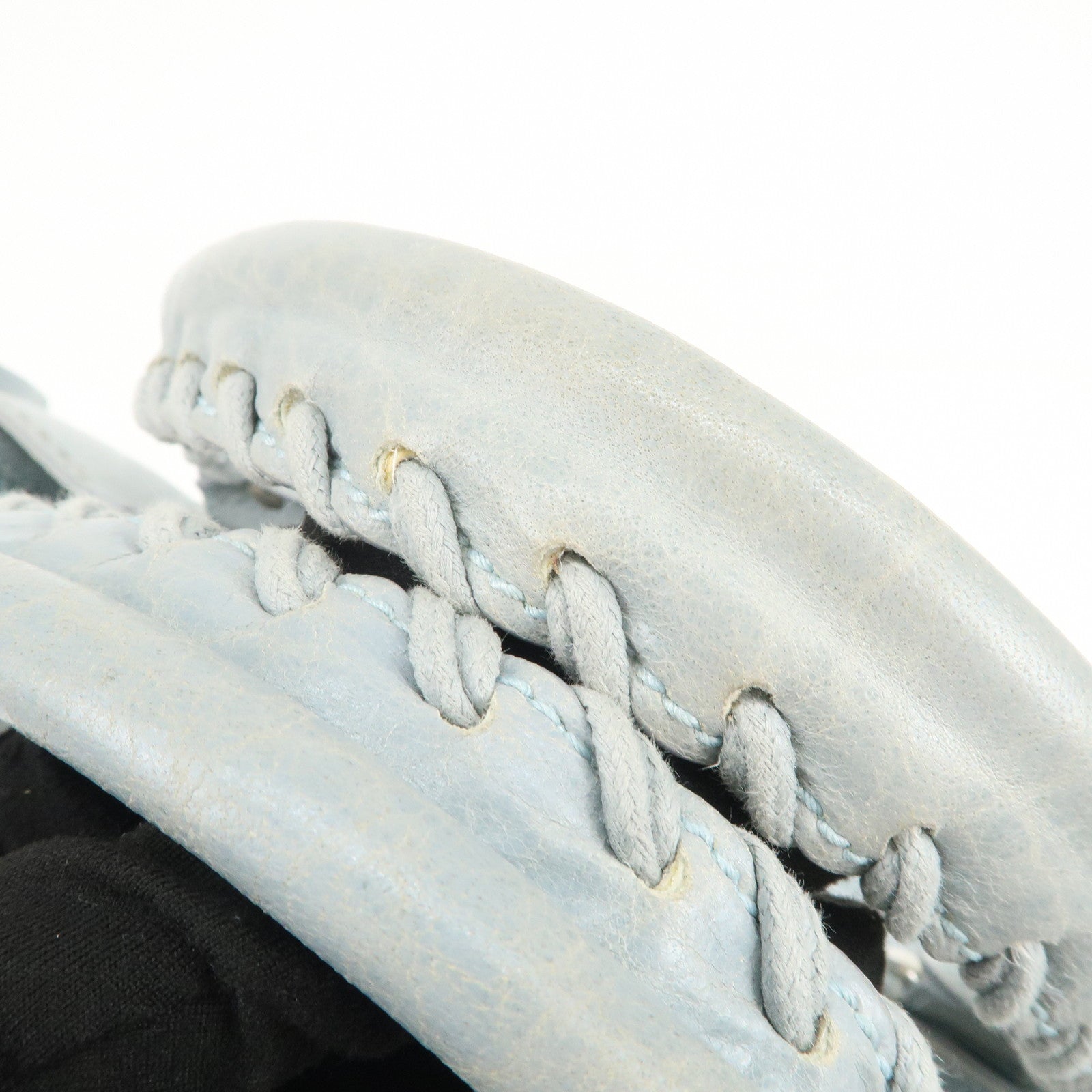 BALENCIAGA Giant City Leather 2Way Shoulder Bag Light Blue 258044