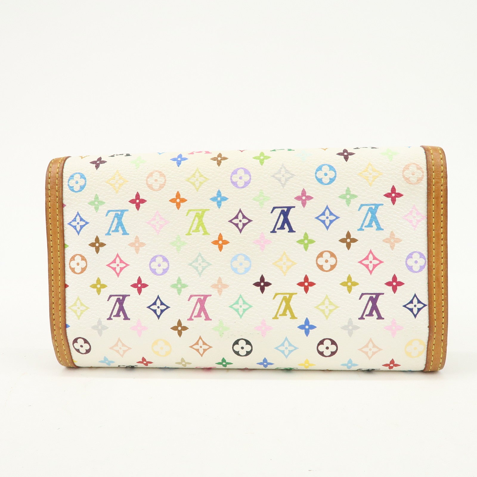 Louis Vuitton Monogram Multicolor Porte Trezor International M92659