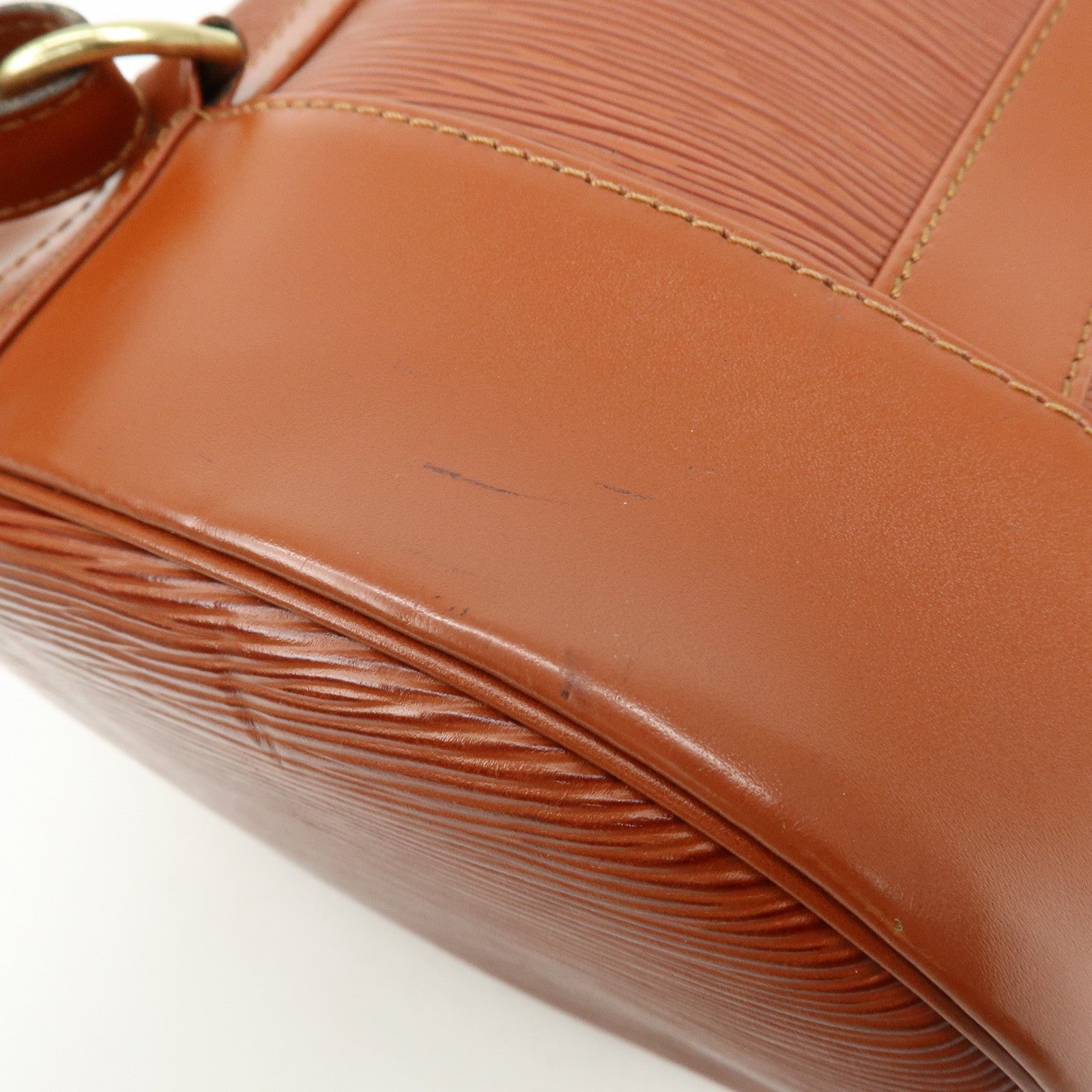 Louis Vuitton Epi Randonnee PM Shoulder Bag Kenya Brown M52353