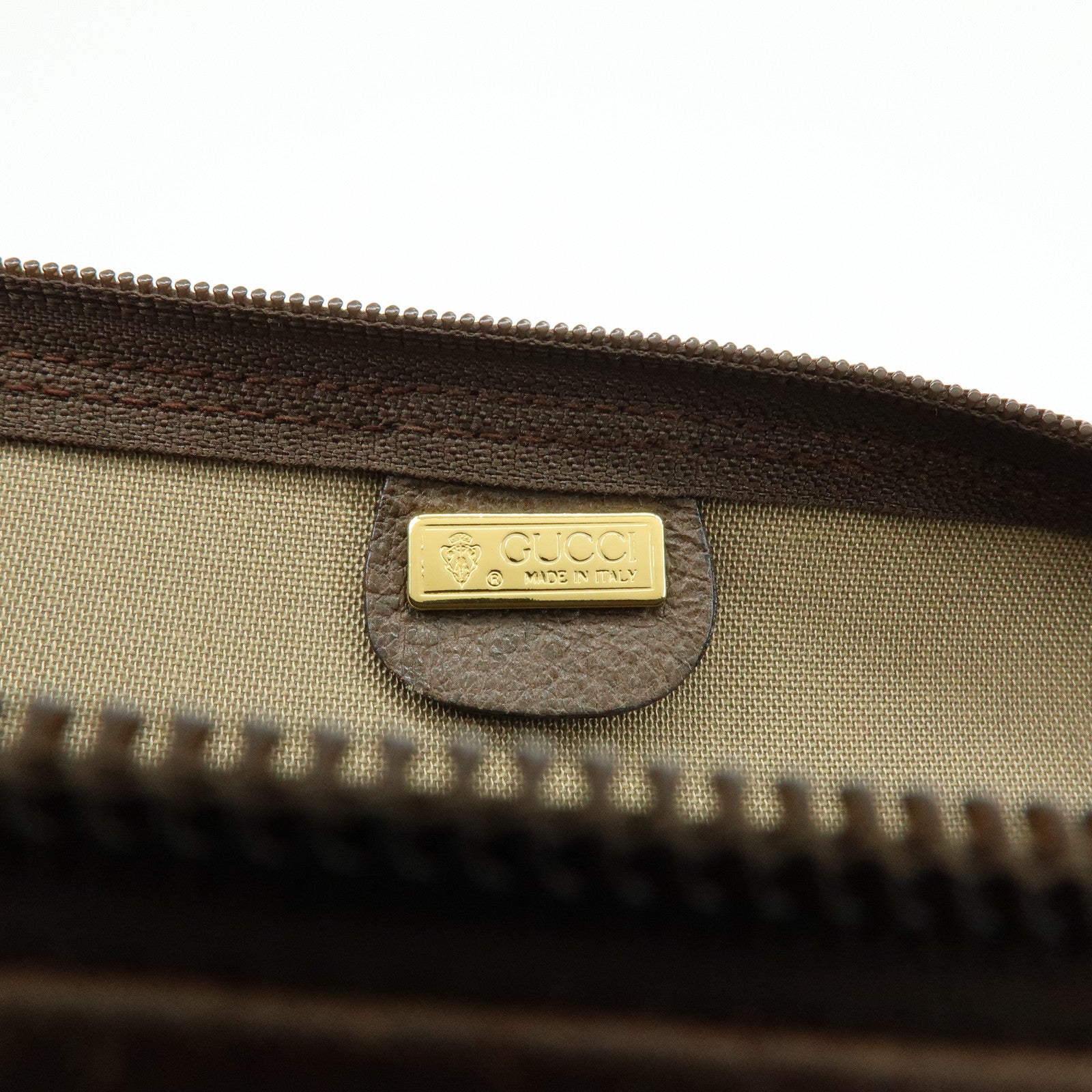 GUCCI Sherry Interlocking G GG Supreme Tote Bag Beige 012・39・6211
