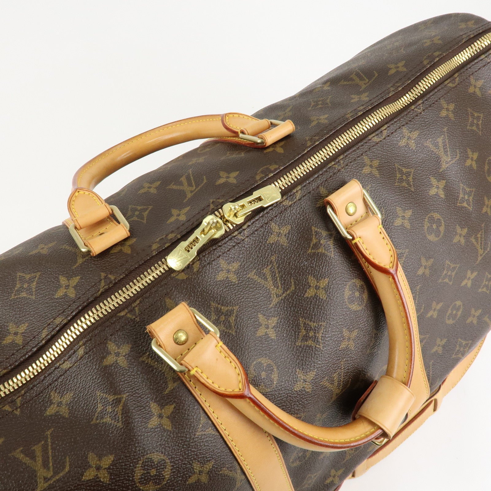 Louis Vuitton Monogram Keep All Bandouliere 55 Boston Bag M41414 Used