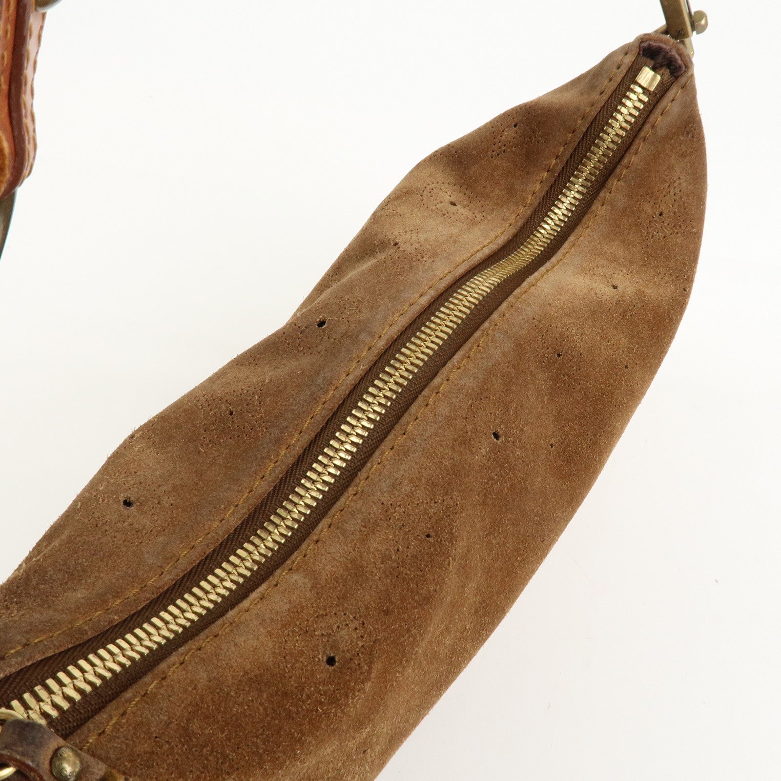 Louis Vuitton Monogram Mahina Onata PM Suede Shoulder Bag M95123 Used