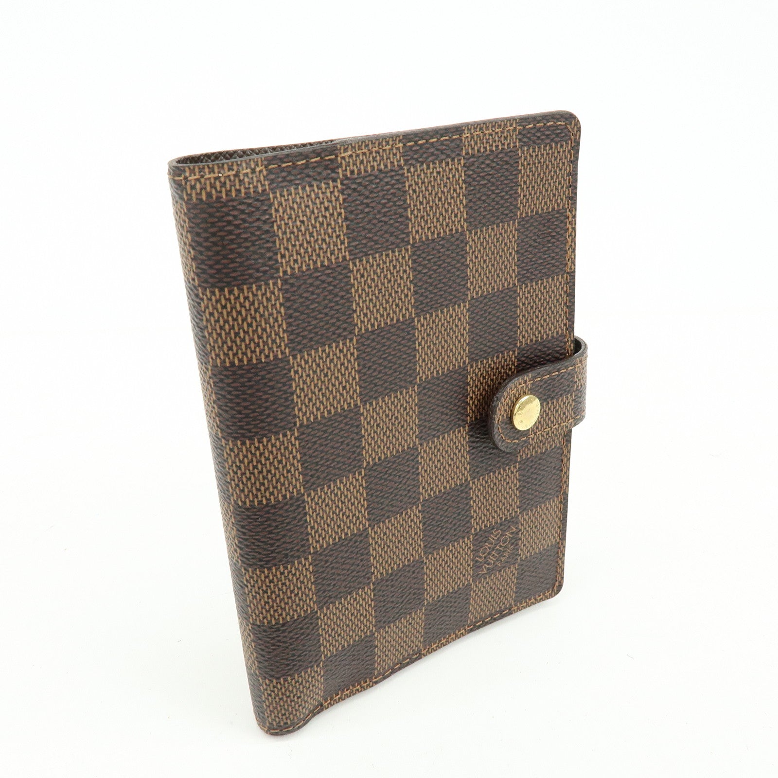 Louis Vuitton Damier Agenda PM Planner Cover Brown R20700