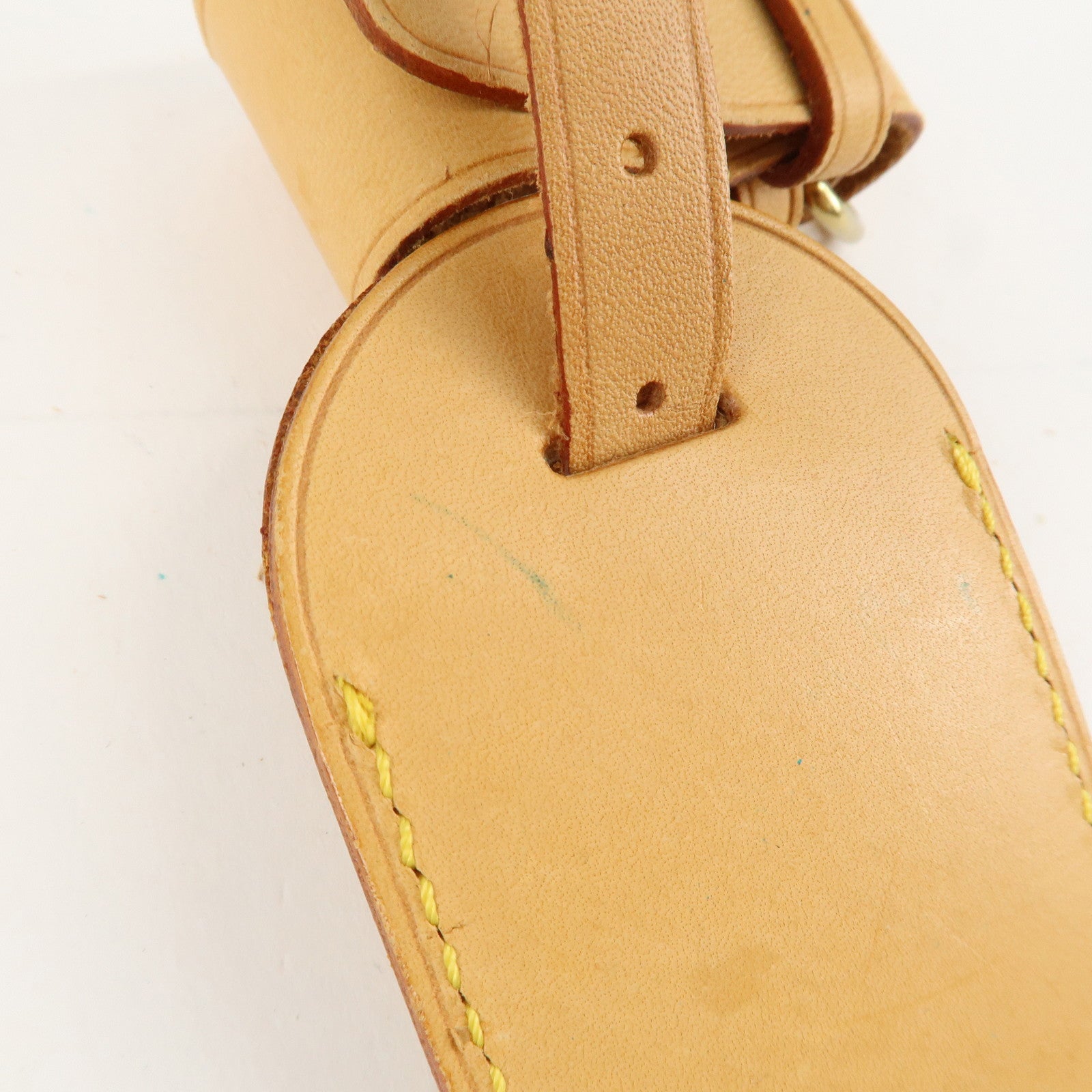 Louis Vuitton Set of 10 Nume Leather Name Tag & Poignet Natural Used