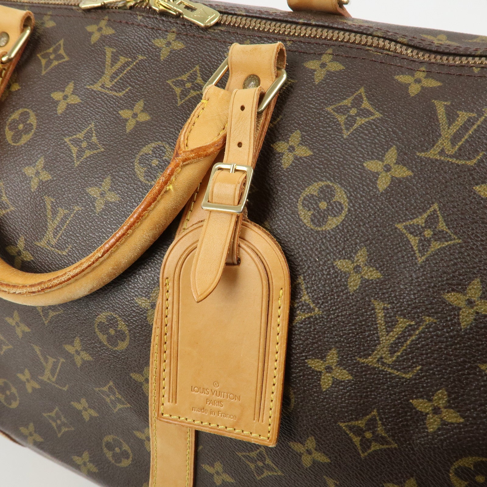 Louis Vuitton Monogram Keep All Bandouliere 60 Boston Bag M41412