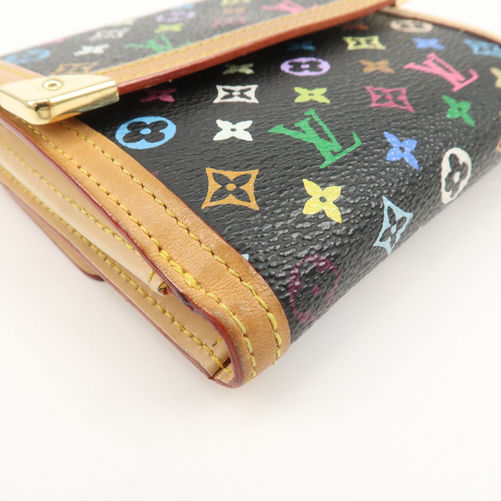 Louis Vuitton Monogram Porte Monnaie Billets Carte Credit M92984 Used