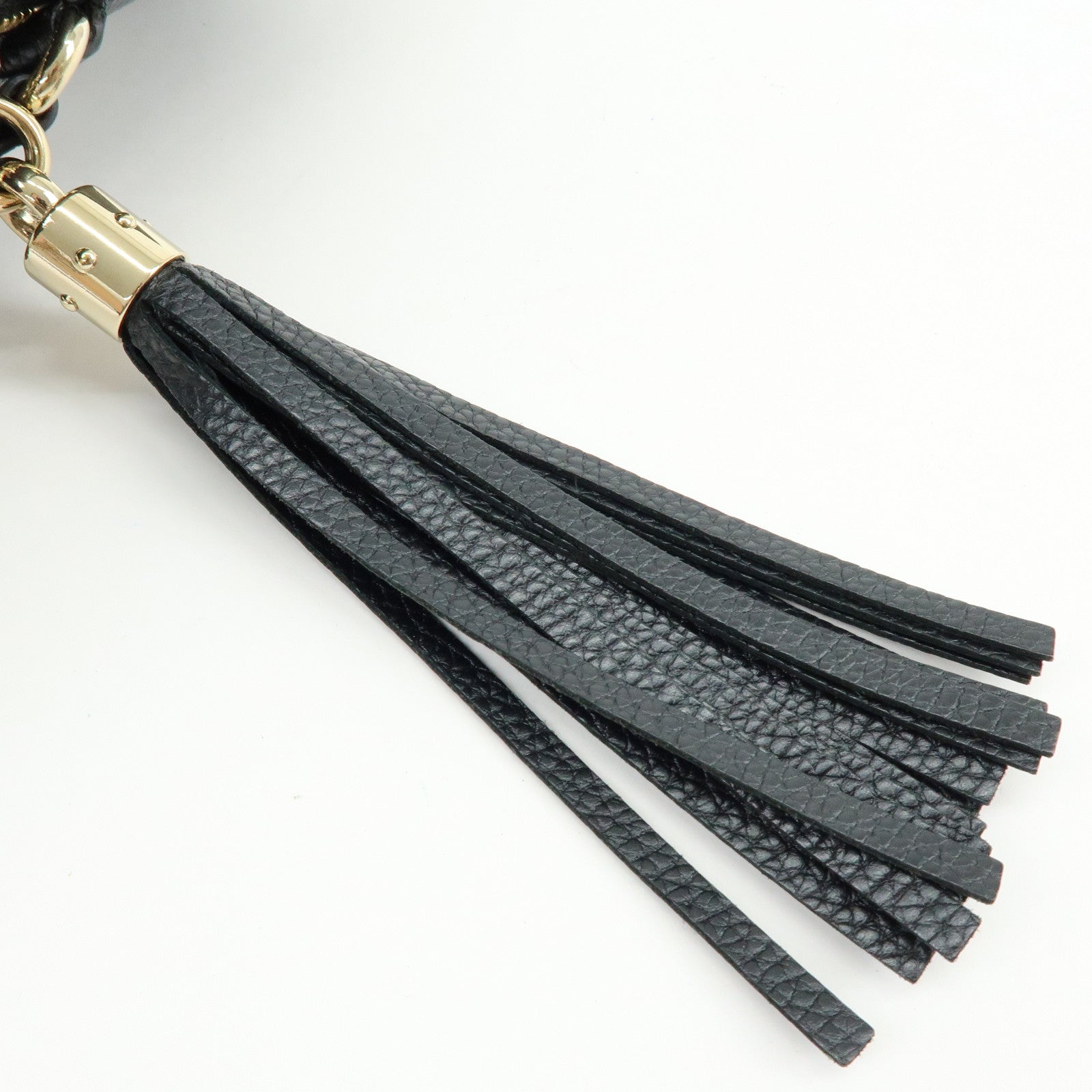 GUCCI SOHO Leather Small Disco Shoulder Crossbody Bag Black 722319