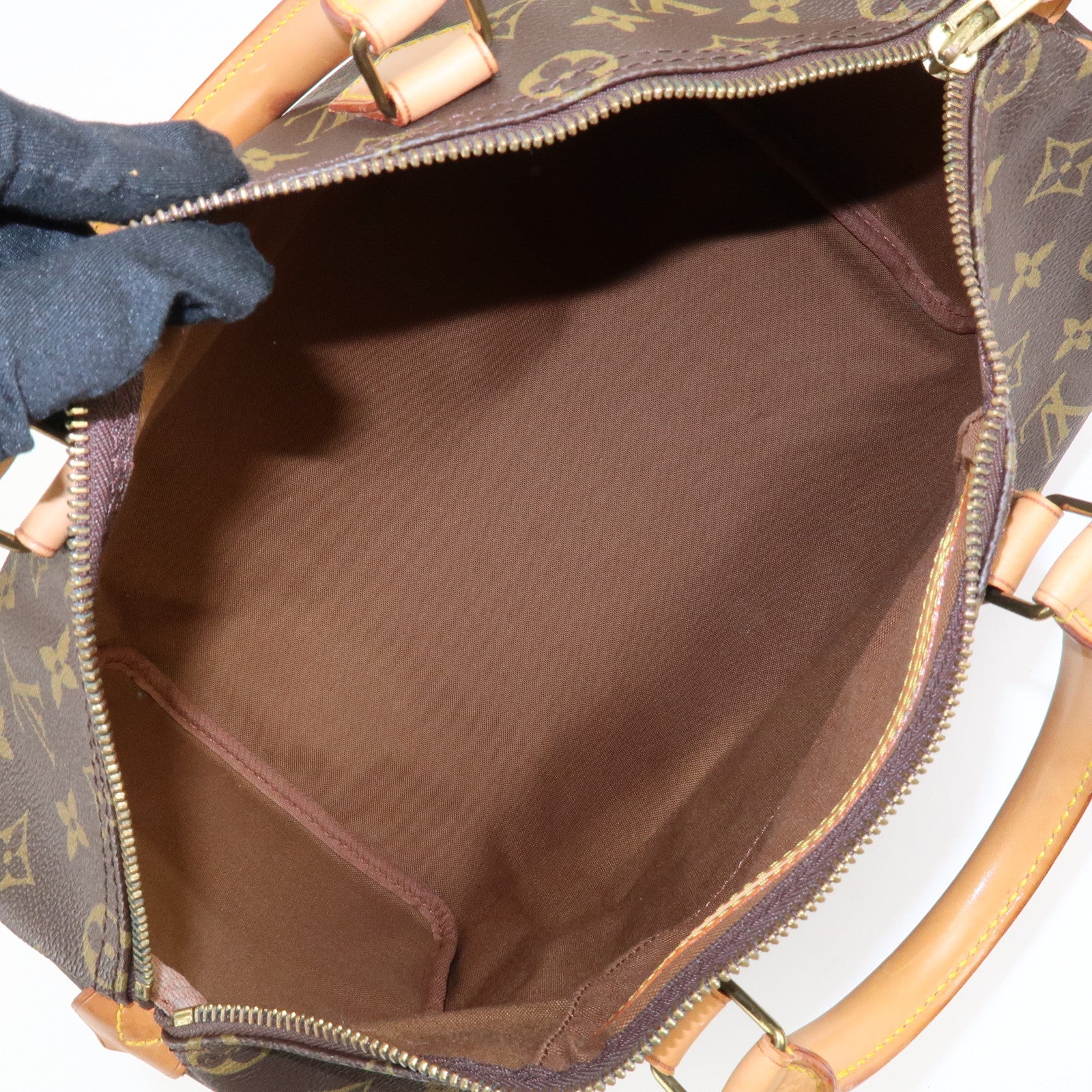 Louis Vuitton Monogram Speedy 35 Boston Bag Hand Bag M41524 Used