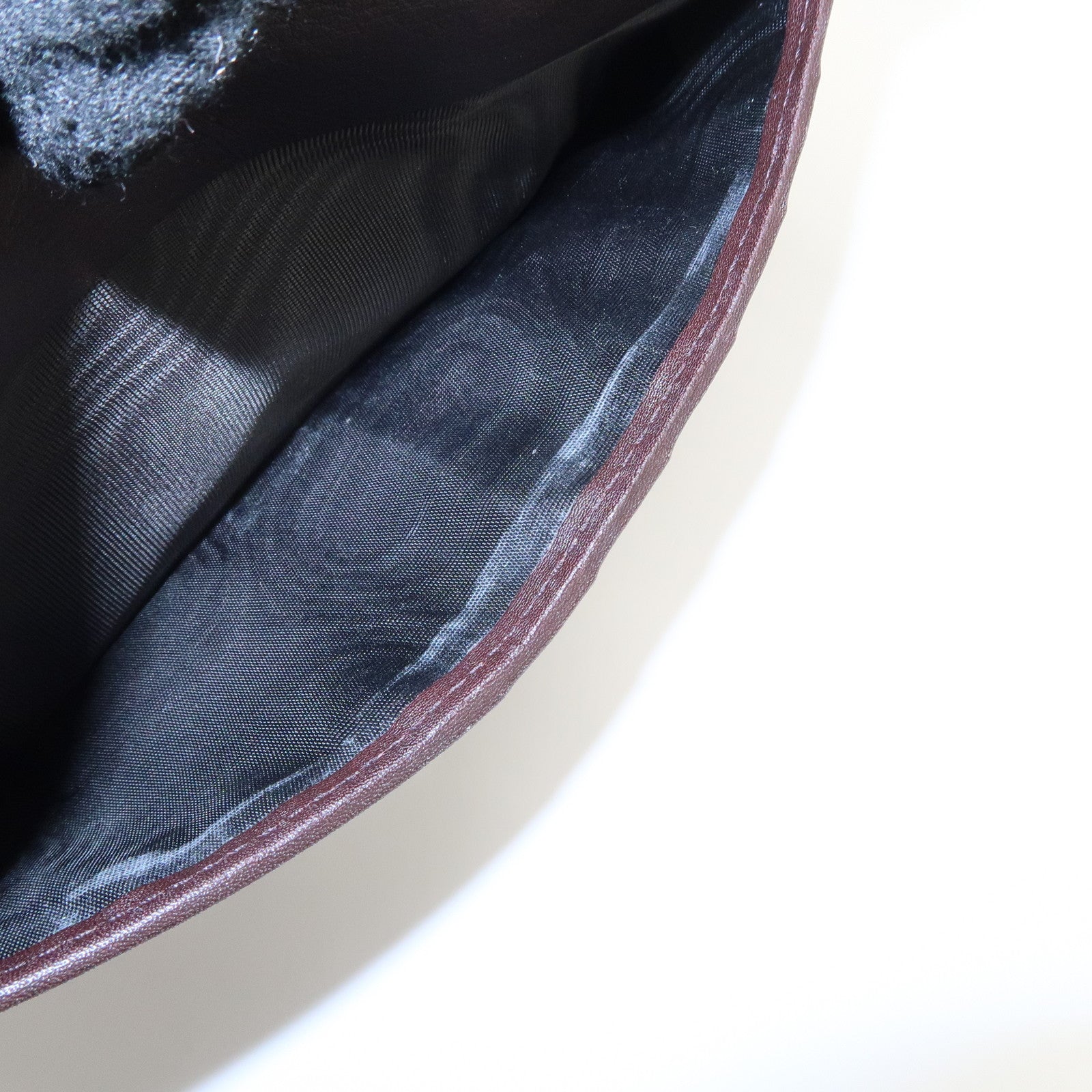 GUCCI Guccissima Leather W Hook Bi-Fold Long Wallet Brown 112715 Used