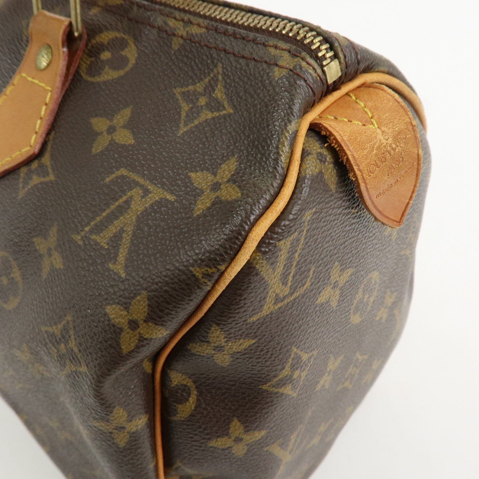 Louis Vuitton Monogram Speedy 30 Boston Bag Hand Bag Brown M41526