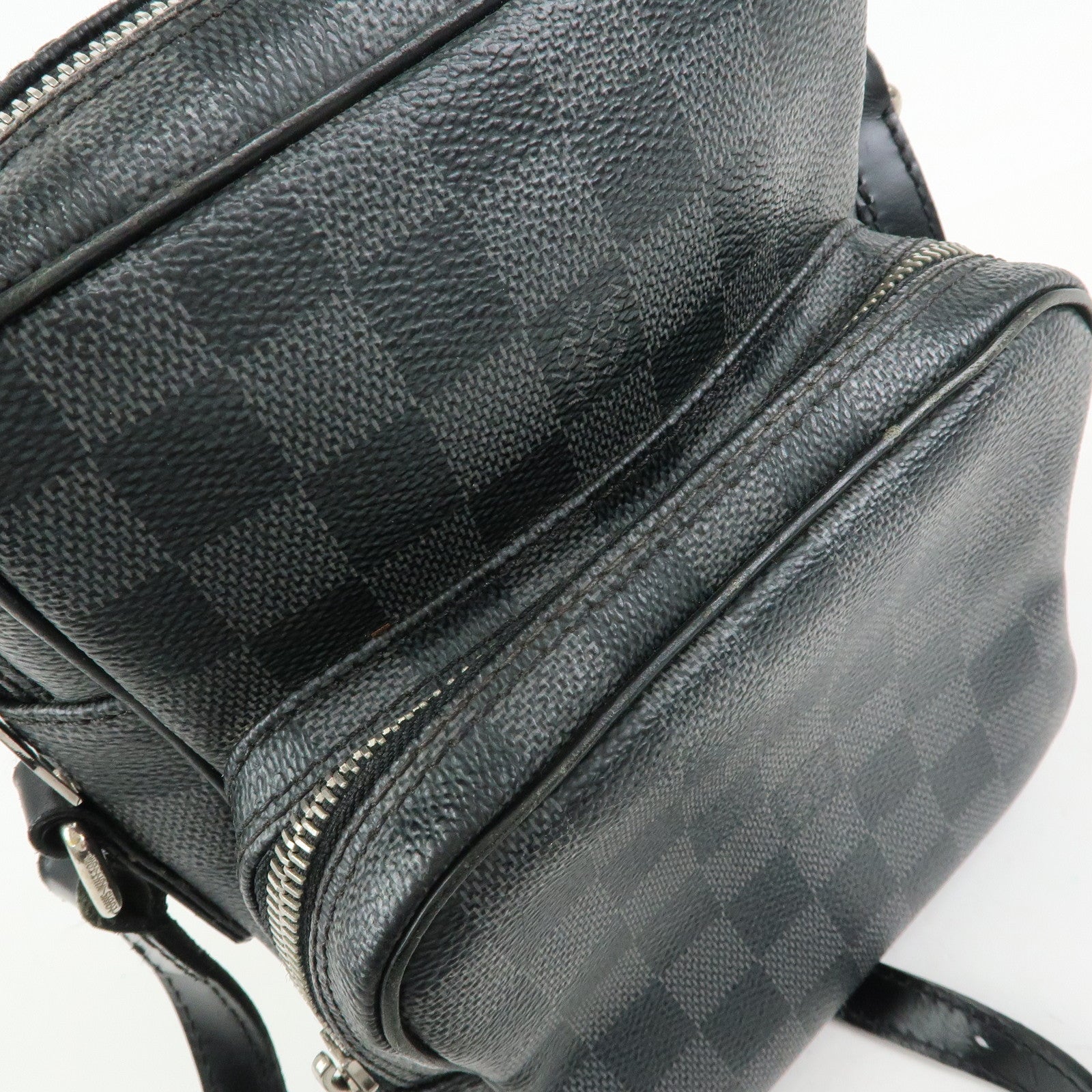 Louis Vuitton Damier Graphite Rem Shoulder Bag Black N41446