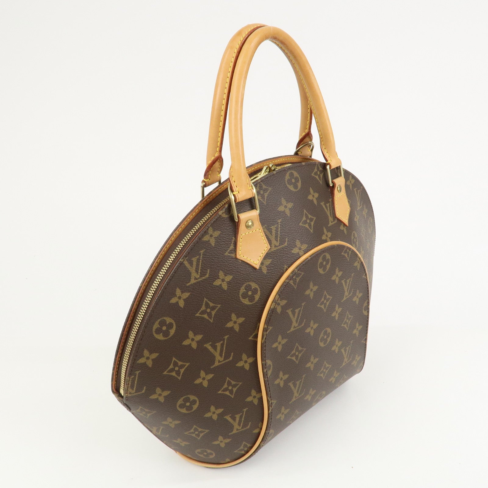 Louis Vuitton Monogram Ellipse MM Hand Bag Brown M51126