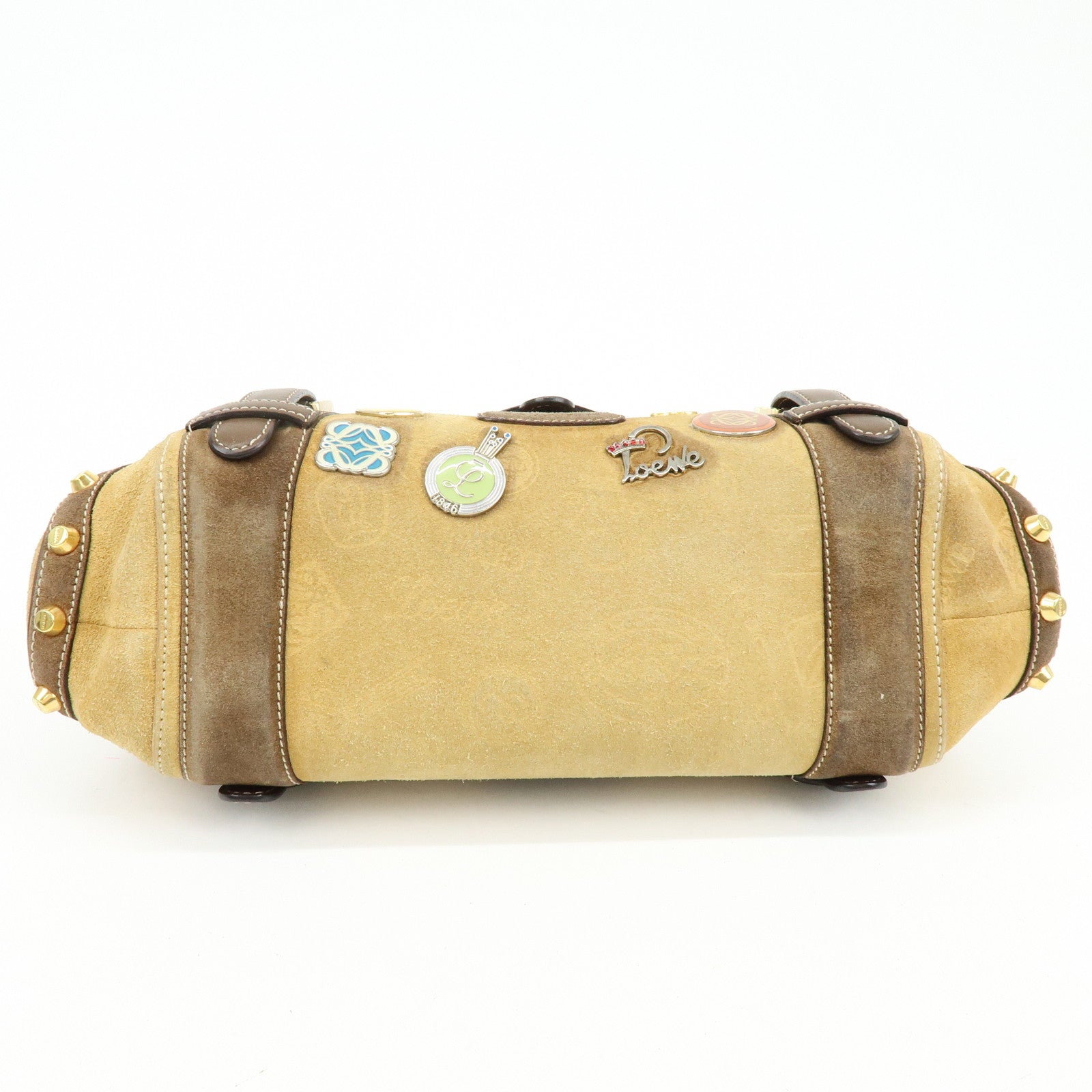 LOEWE Senda Suede Leather Shoulder Hand Bag 160ANIVERSARIO Brown