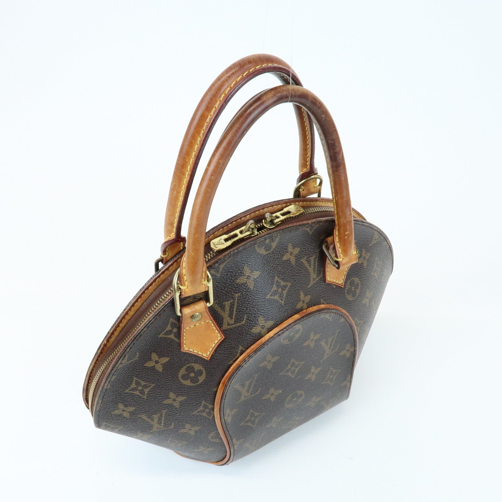 Louis Vuitton Monogram Ellipse PM Hand Bag Brown M51127