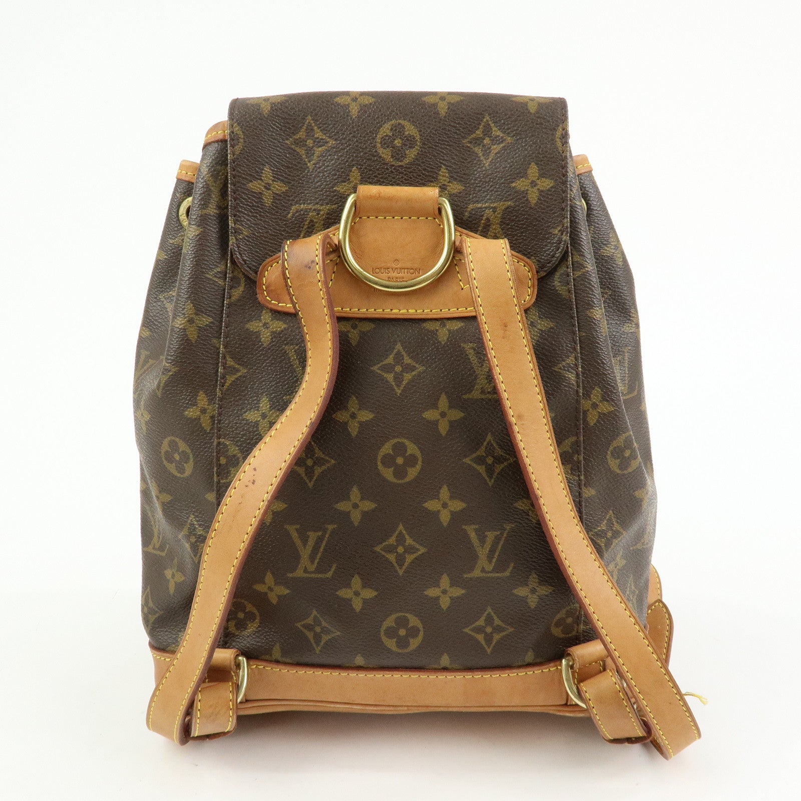 Louis Vuitton Monogram Montsouris MM Backpack Rucksack Brown M51136