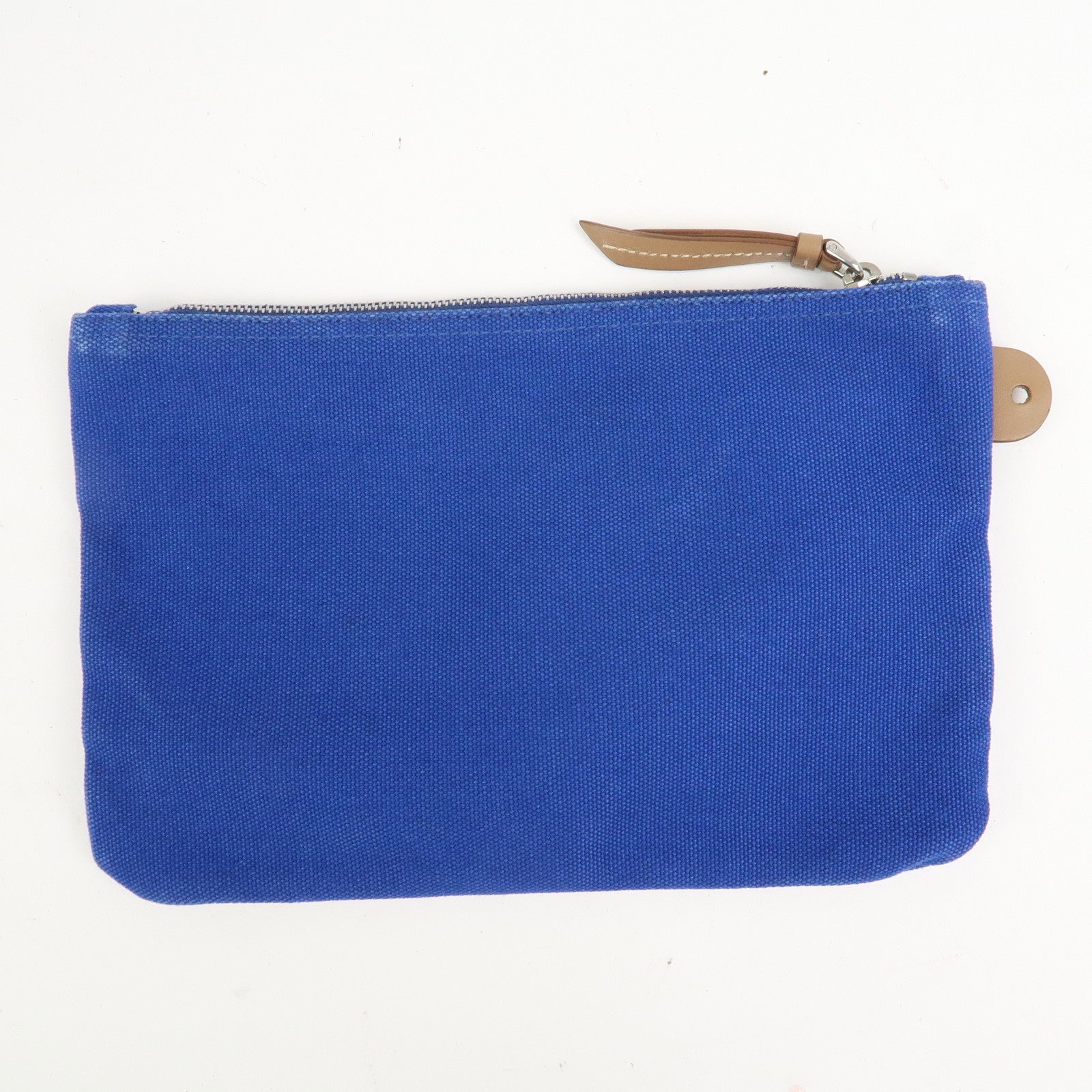 PRADA Canapa Canvas 2Way Bag Hand Bag Shoulder Bag Blue 1BG186