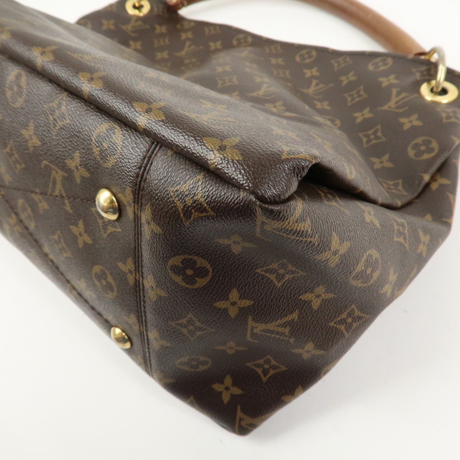 Louis Vuitton Monogram Artsy MM Shoulder Bag Brown M40249