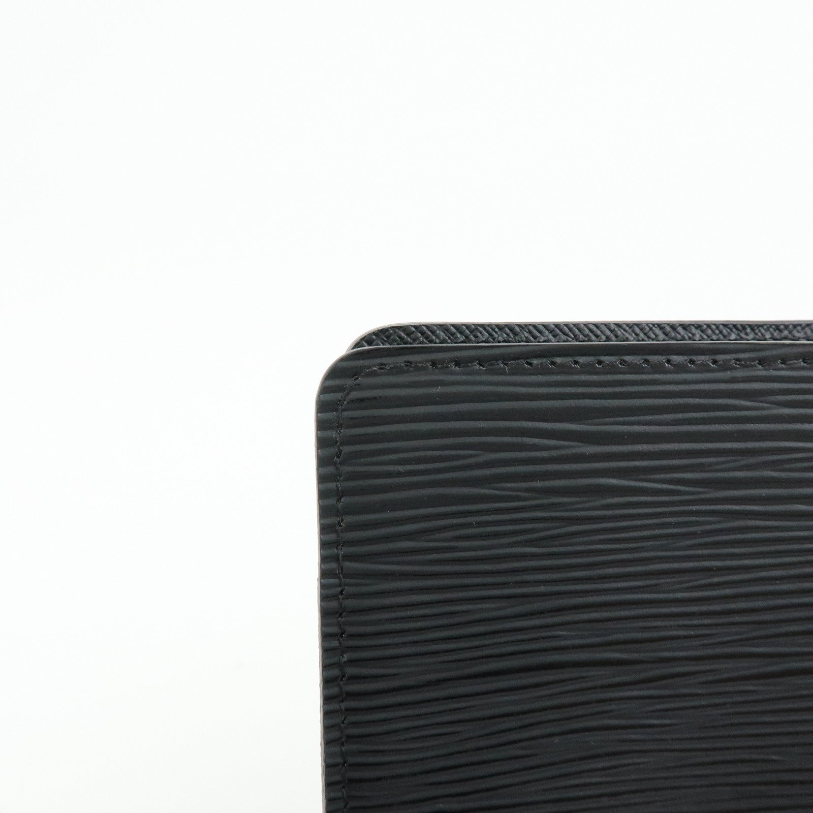 Louis Vuitton Epi Agenda MM Planner Cover Noir Black R20202