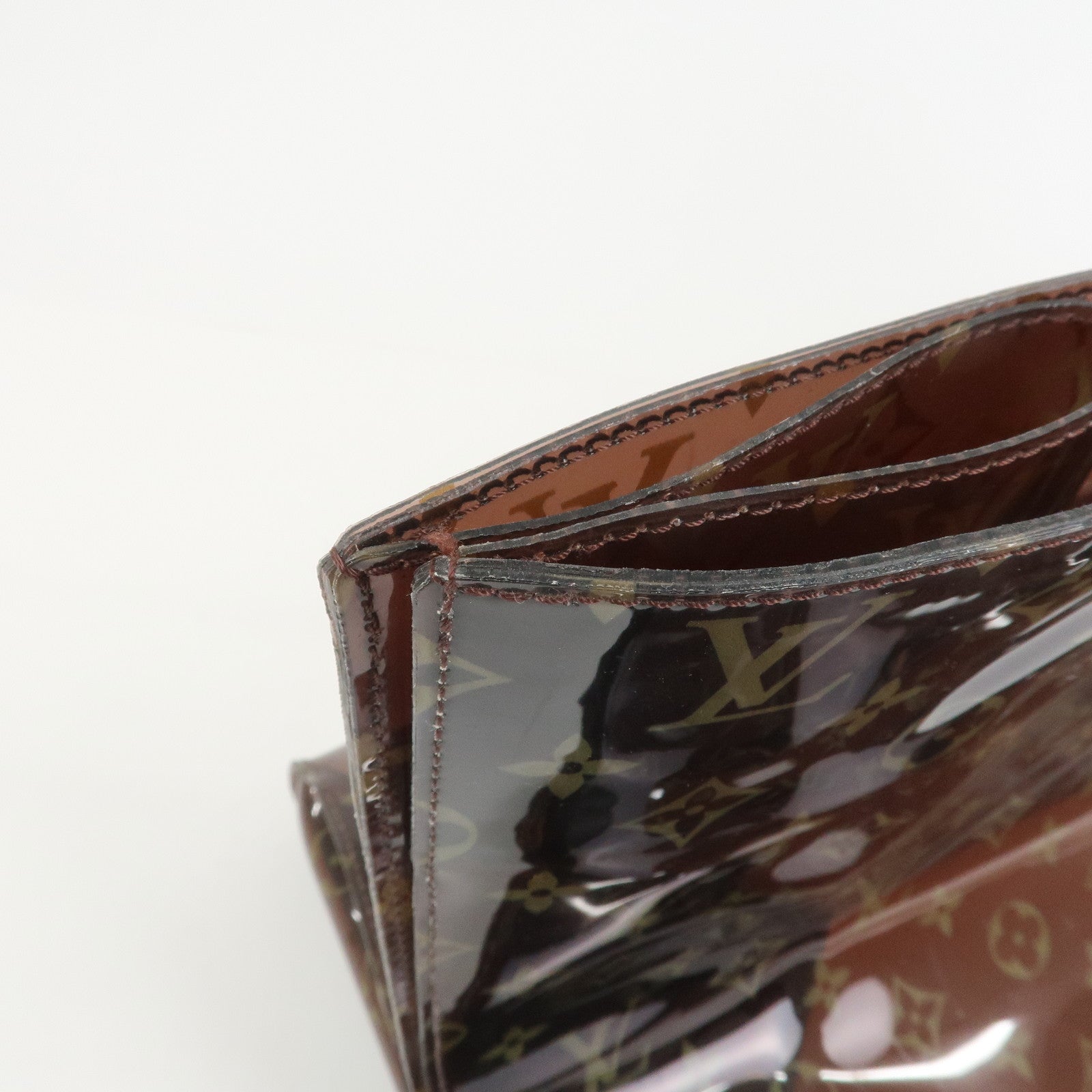 Louis Vuitton Monogram Cabas Cruise Vinyl Tote Bag Brown M50500