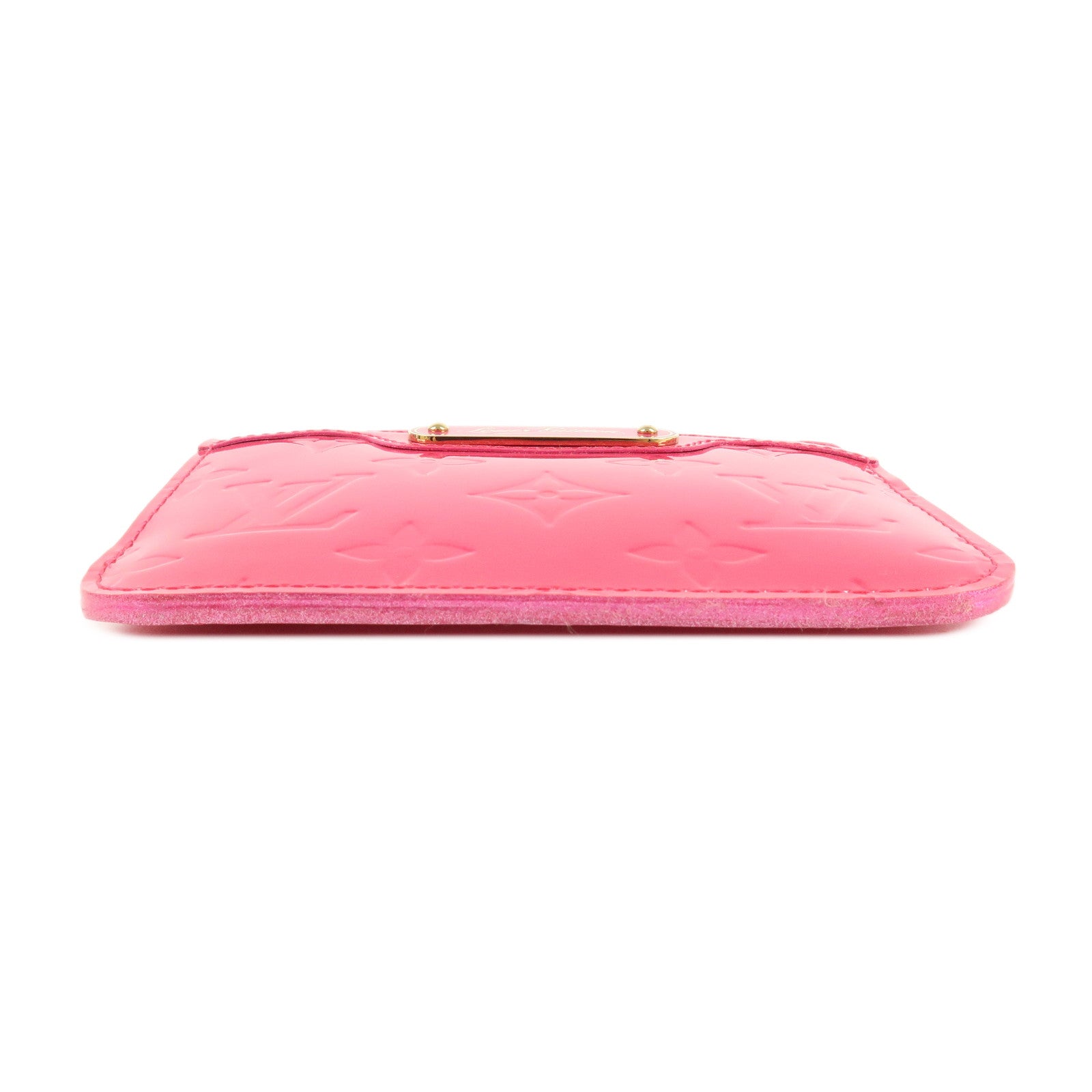 Louis Vuitton Monogram Vernis Leather Pochette Cles NM Rose Pop M93637 Used