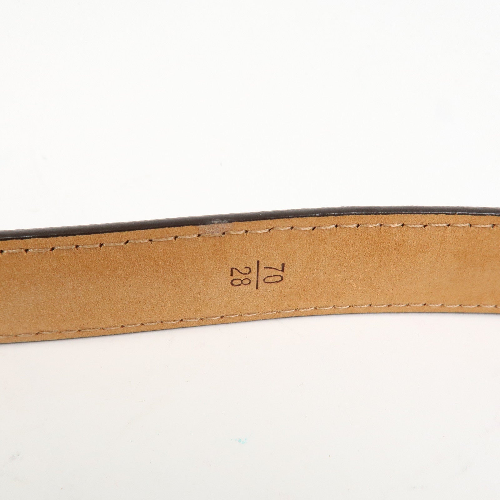 Louis Vuitton Monogram Canvas Leather Ceinture Belt Brown M9274W