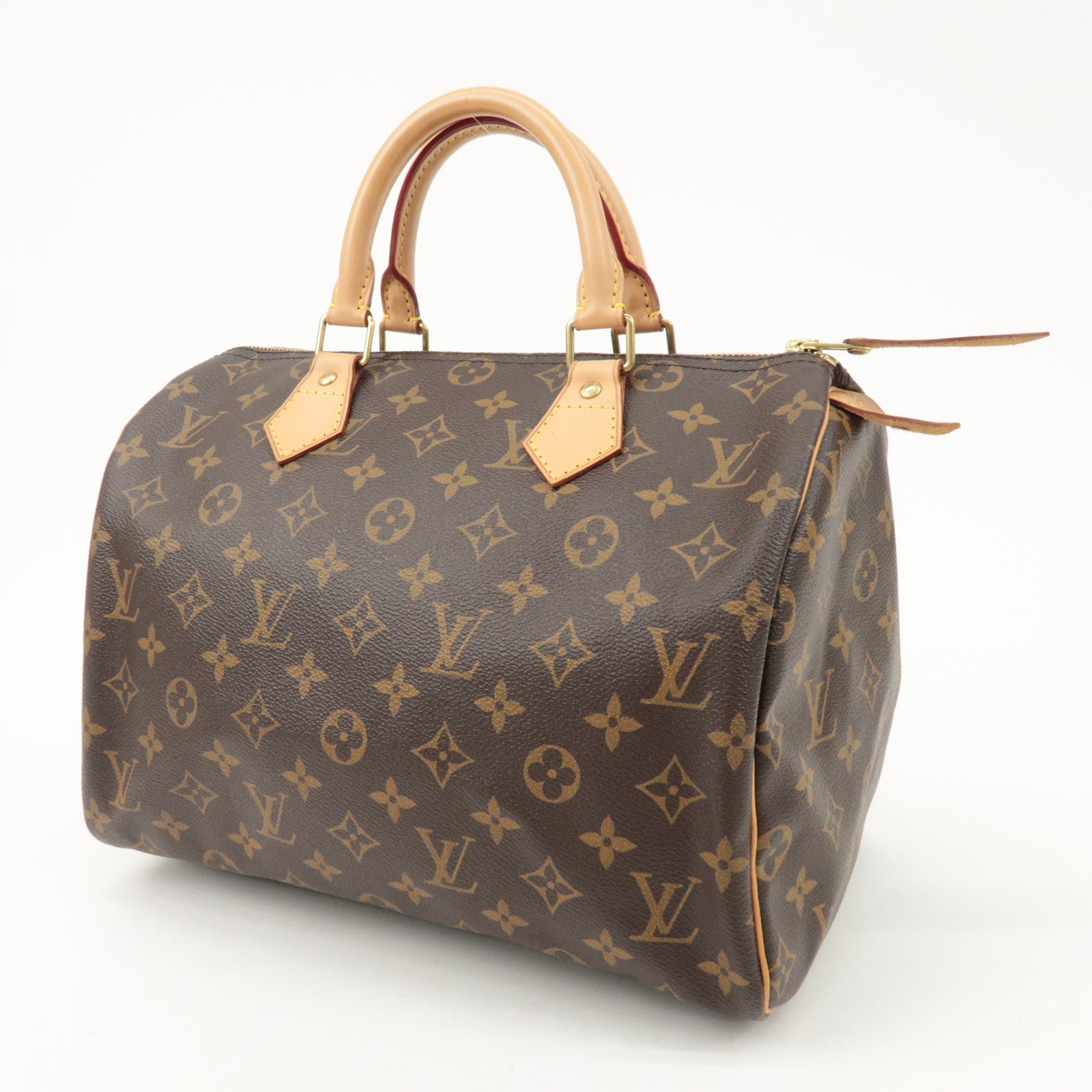 Louis Vuitton Monogram Speedy 30 Hand Bag Boston Bag M41526 Used
