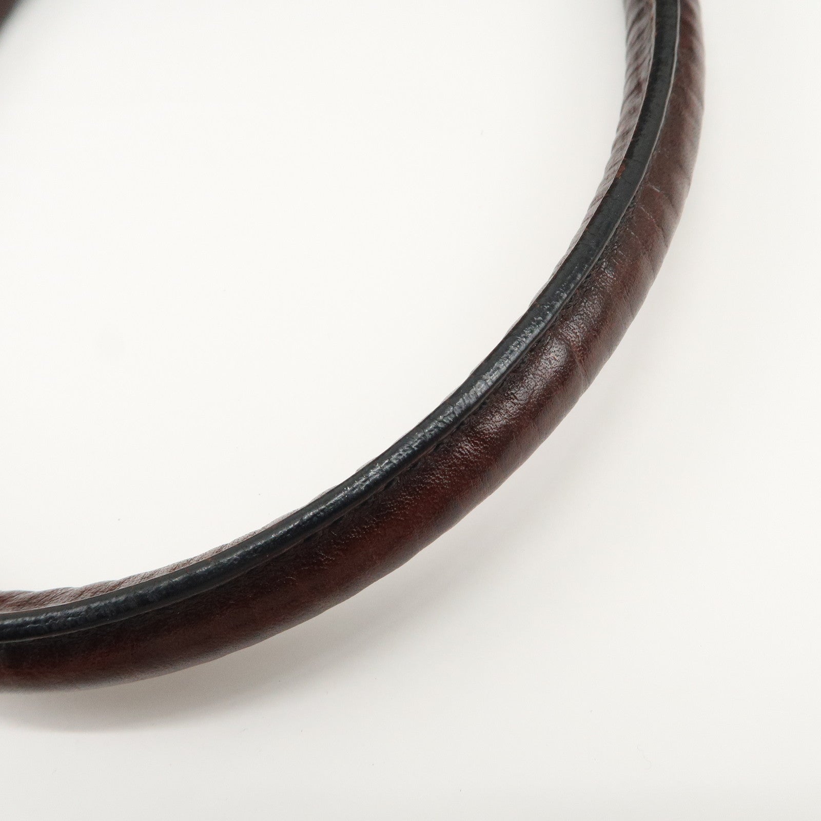 FENDI Suede Leather Ethnico Tote Bag Shoulder Bag Brown 8BN157