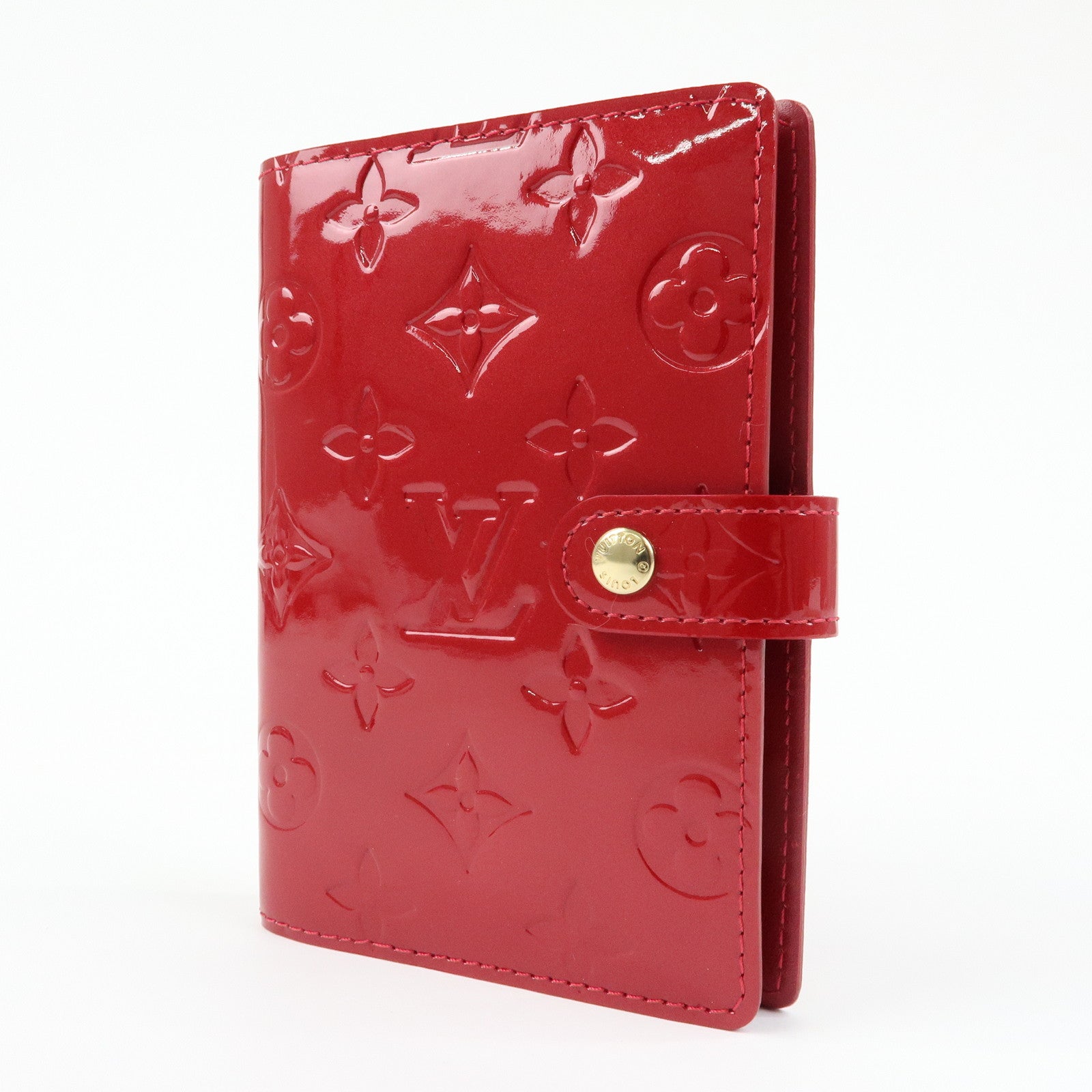 Louis Vuitton Monogram Vernis Agenda PM Pomme d'Amour Red R21016