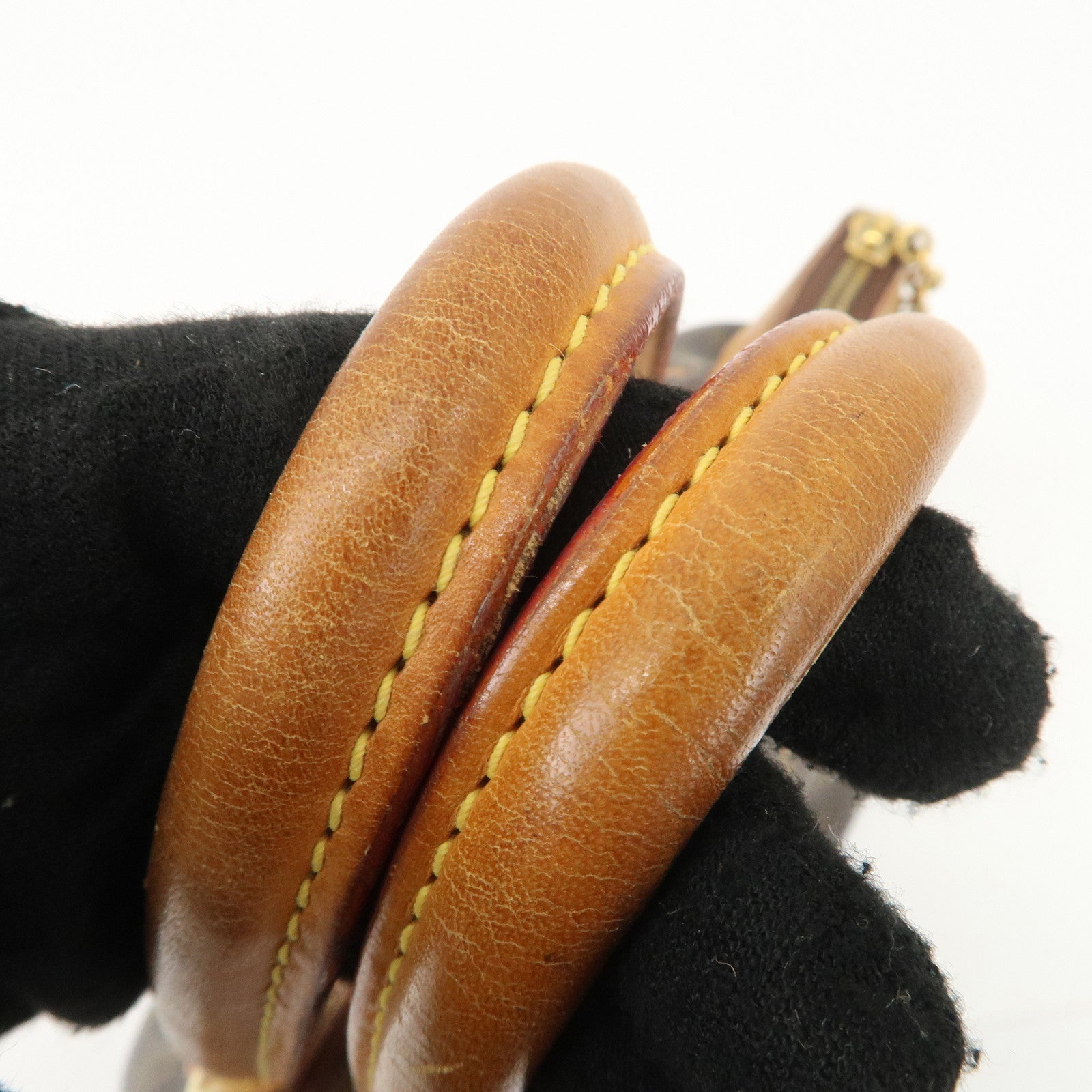 Louis Vuitton Monogram Tivoli PM Hand Bag Brown M40143 Used