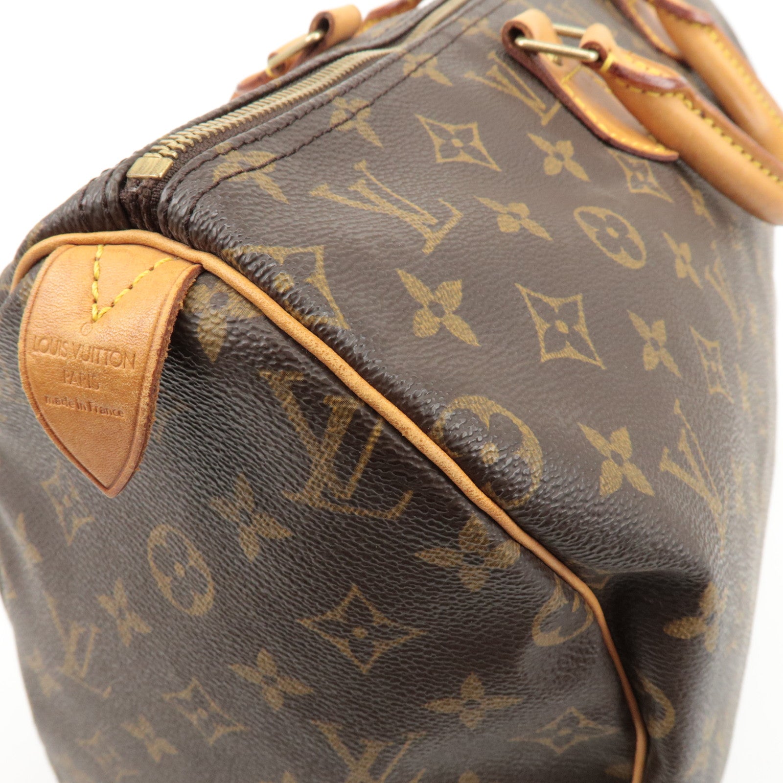 Louis Vuitton Monogram Speedy 40 Hand Bag Boston Bag M41522 Used
