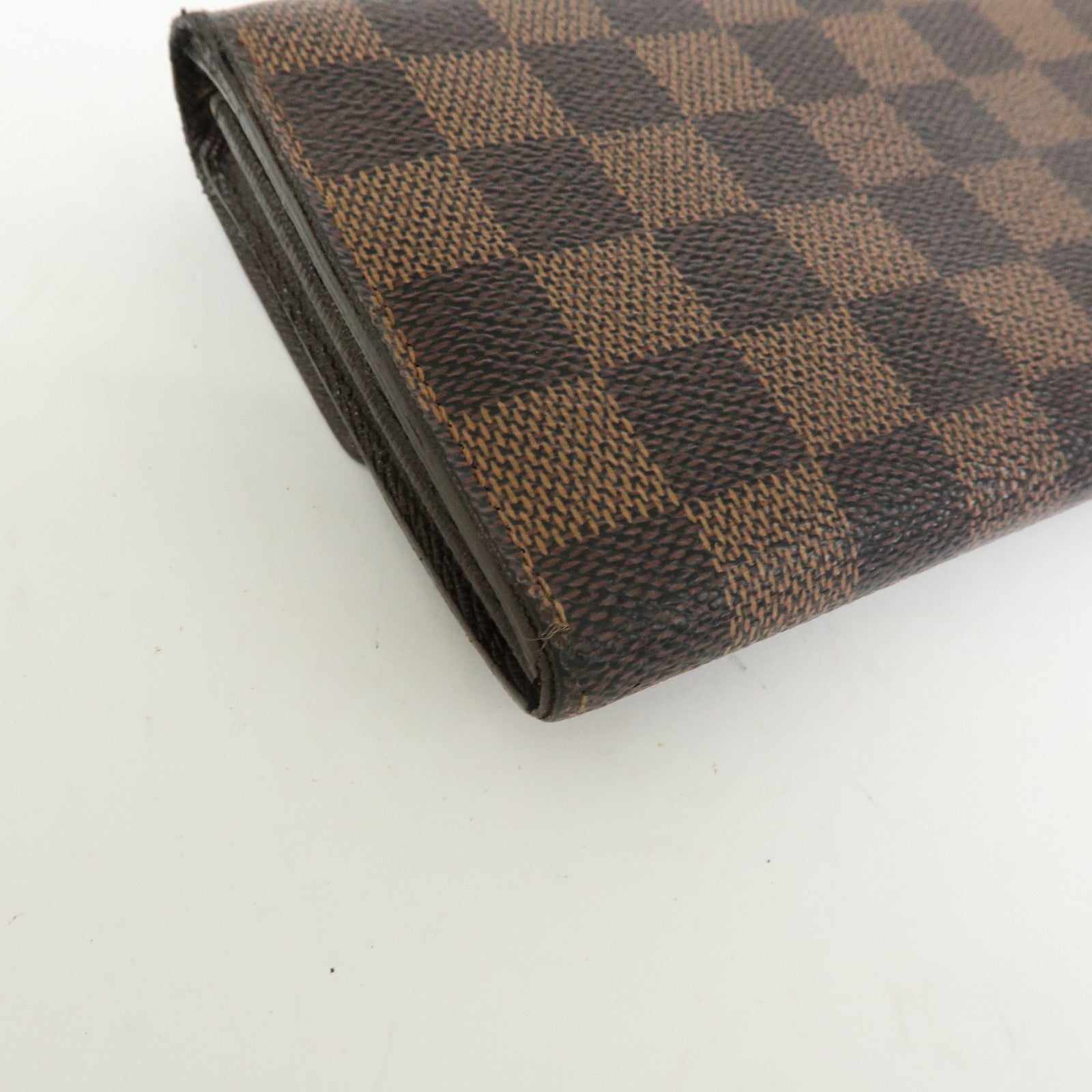 Louis Vuitton Damier Portefeuille Sarah Long Wallet Brown N61734