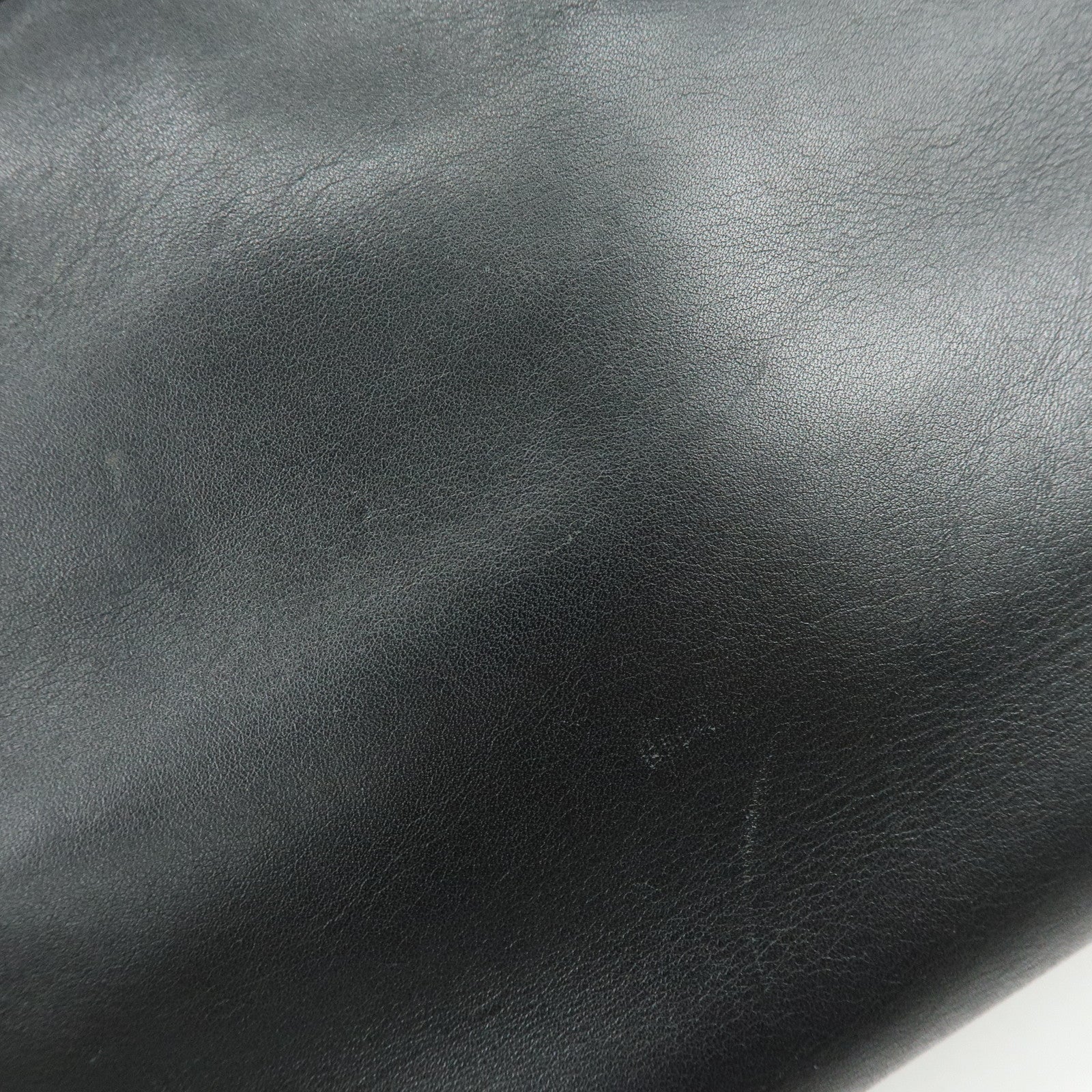GUCCI Sherry Nymphaea Bamboo Leather 2Way Bag Black 459076