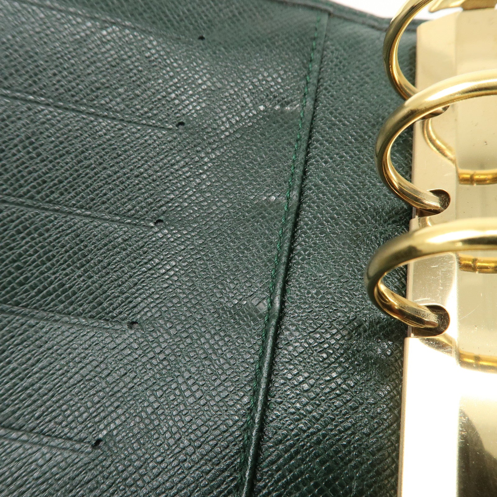 Louis Vuitton Taiga Agenda MM Planner Cover Epicea R20431 Used