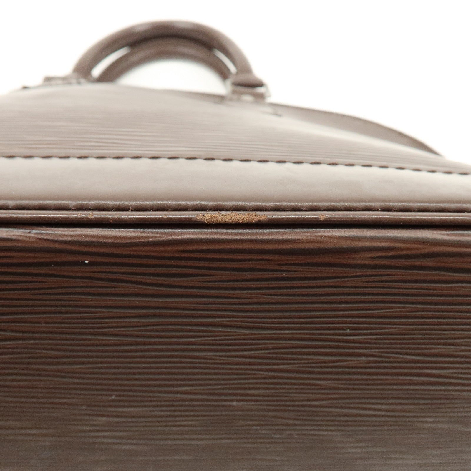 Louis Vuitton Epi Leather Alma Hand Bag Mocha M5214D