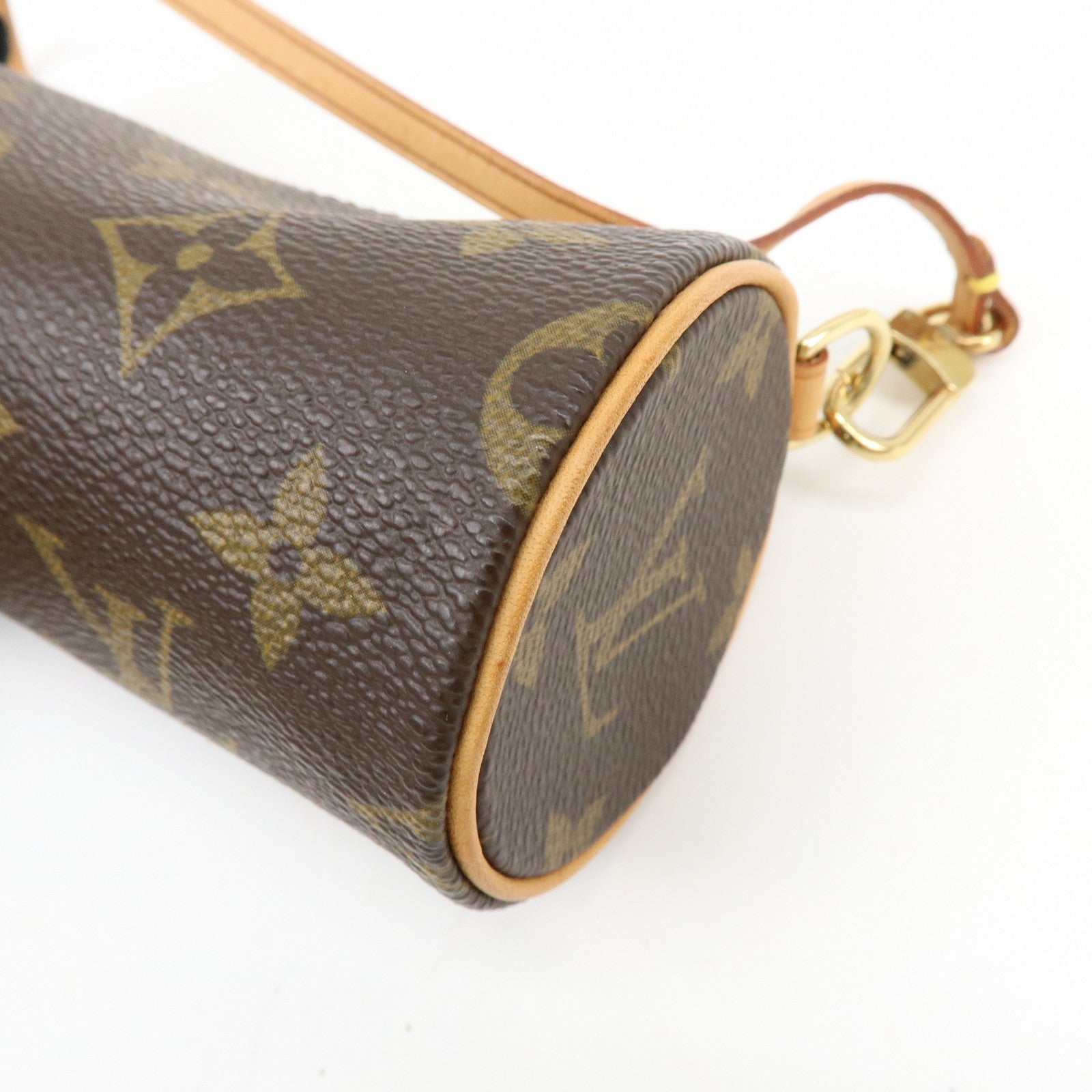 Louis Vuitton Monogram Canvas Mini Pouch for Papillon Bag Brown