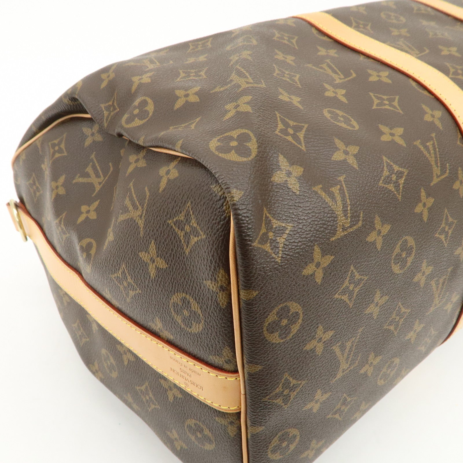 Louis Vuitton Monogram Keep All 50 Bandouliere Boston Bag M41416