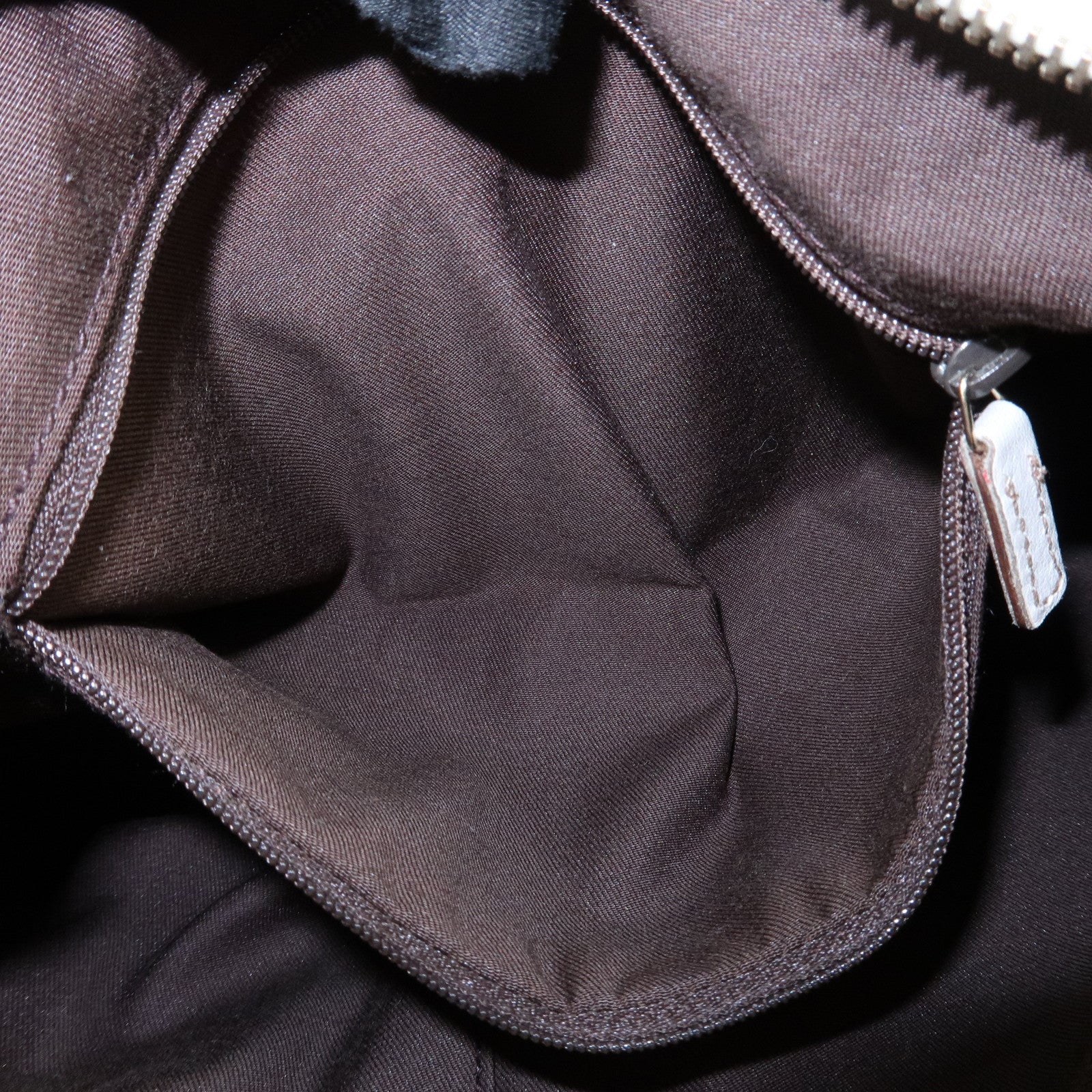 GUCCI Abbey GG Canvas Leather Shoulder Bag Beige White 190525