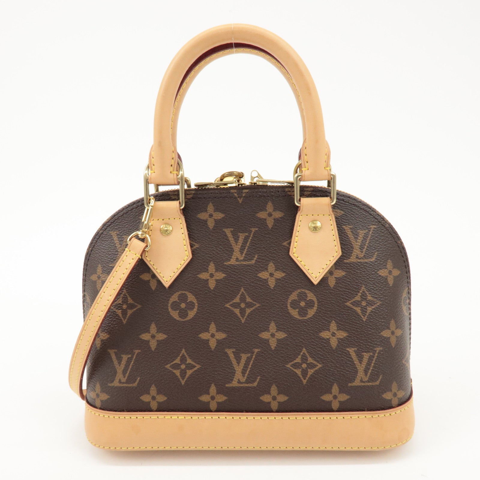 Louis Vuitton Monogram Alma BB 2Way Hand Bag Shoulder Bag M53152 Used