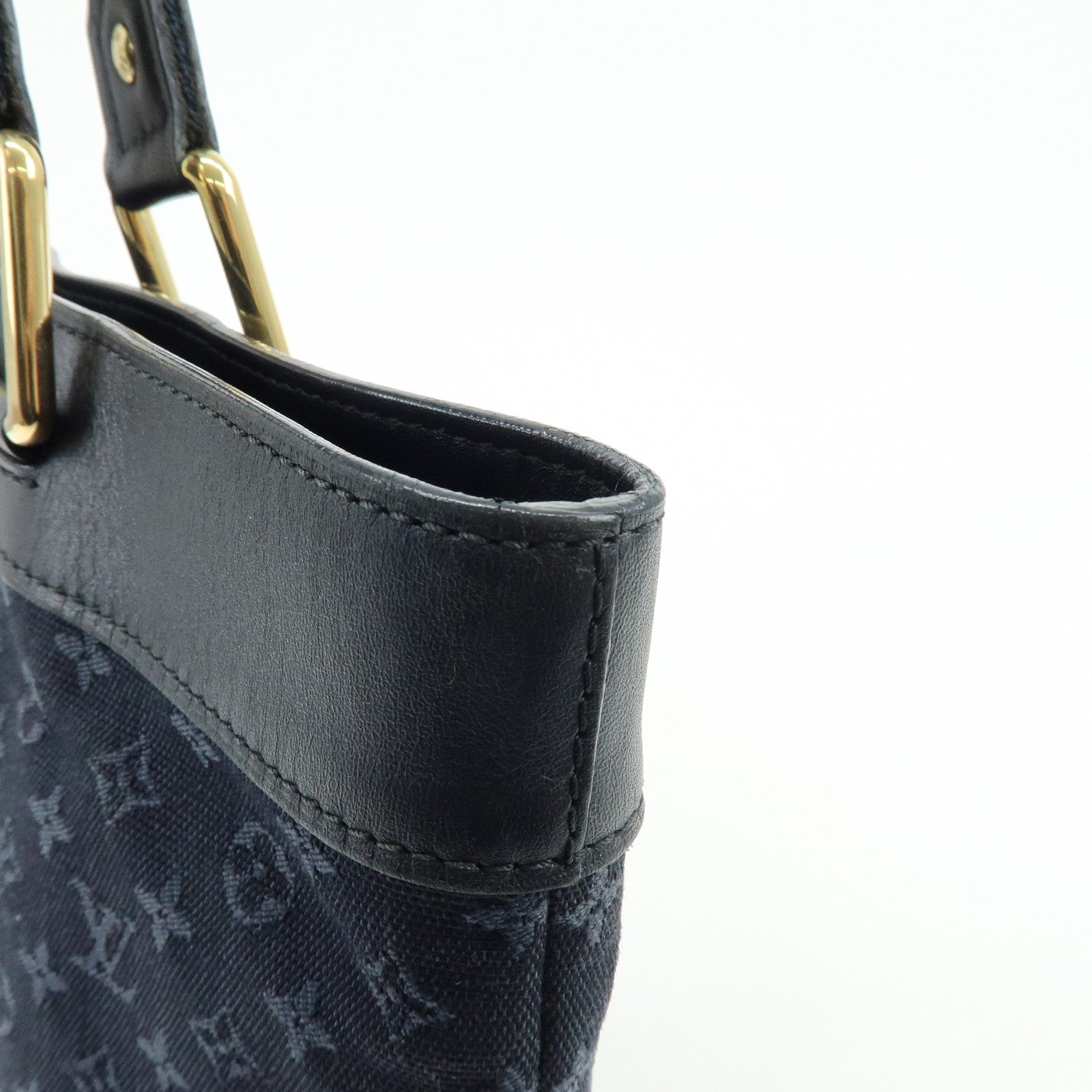 Louis Vuitton Monogram Mini Canvas Lucille GM Tote Bag Blue M92679