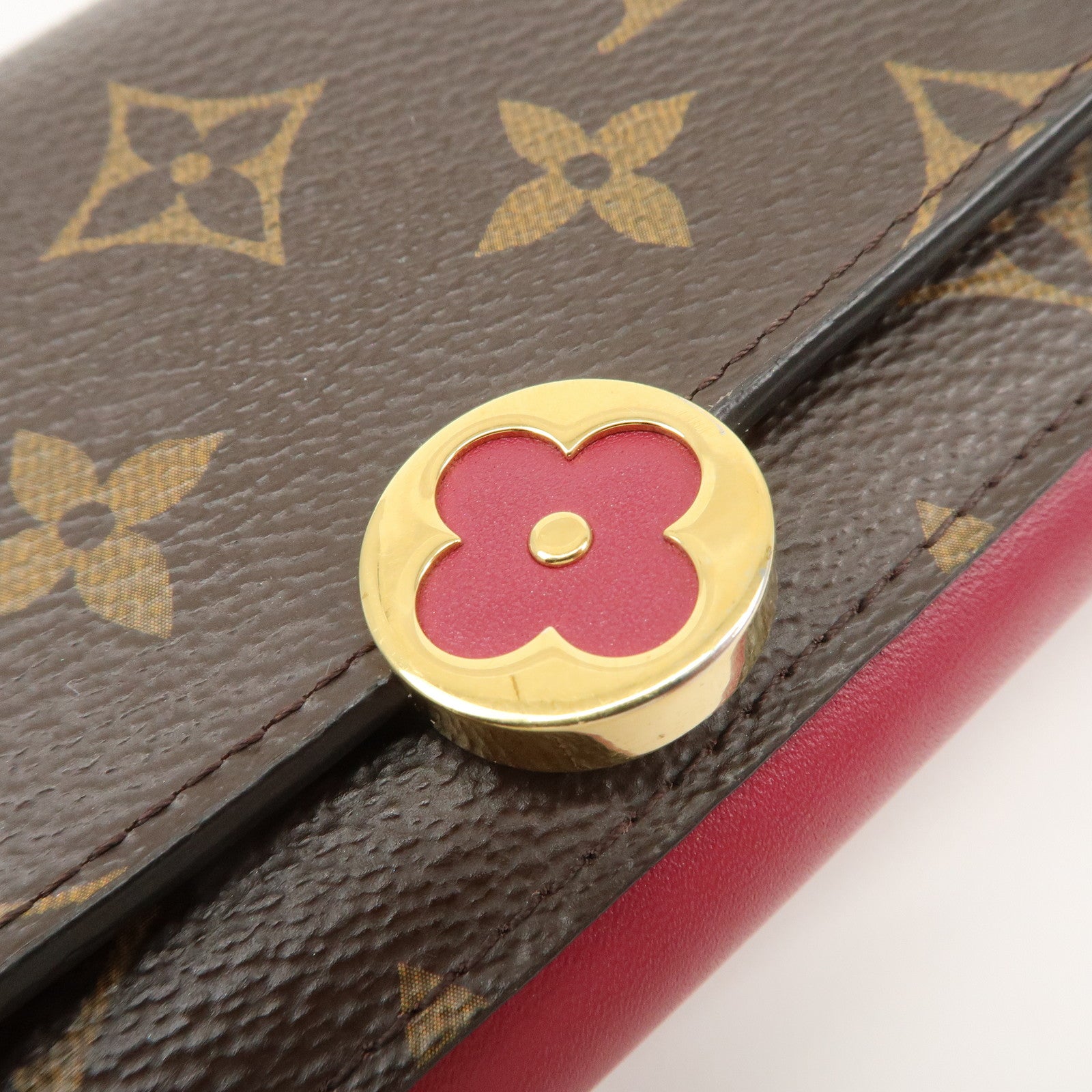 Louis Vuitton Set of 2 Monogram Tri-fold Wallet M64588 M64586 Used