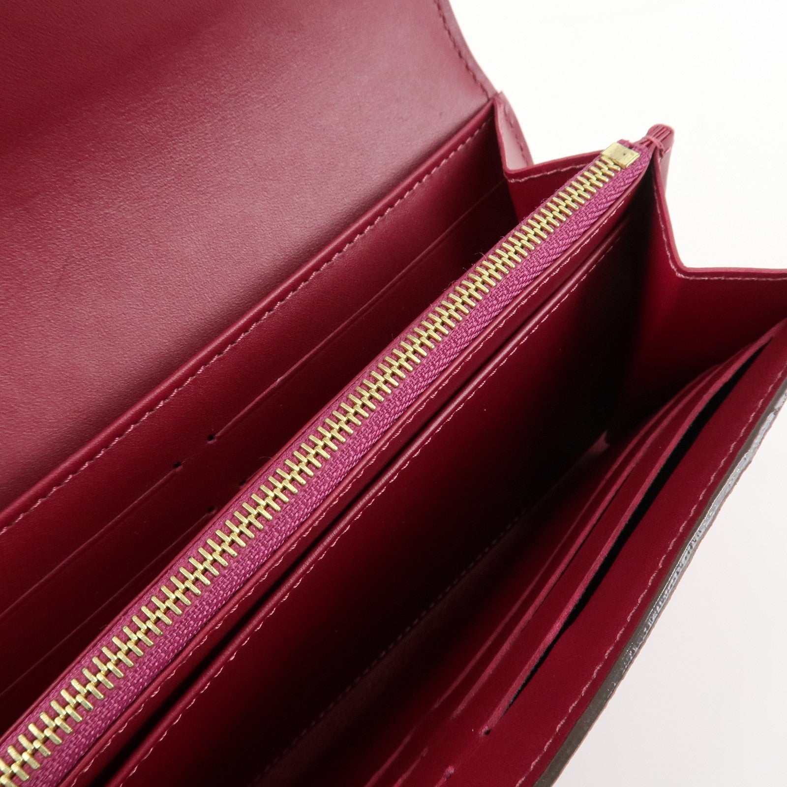 Louis Vuitton Monogram Vernis Portefeuille Sarah Long Wallet M90154 Used