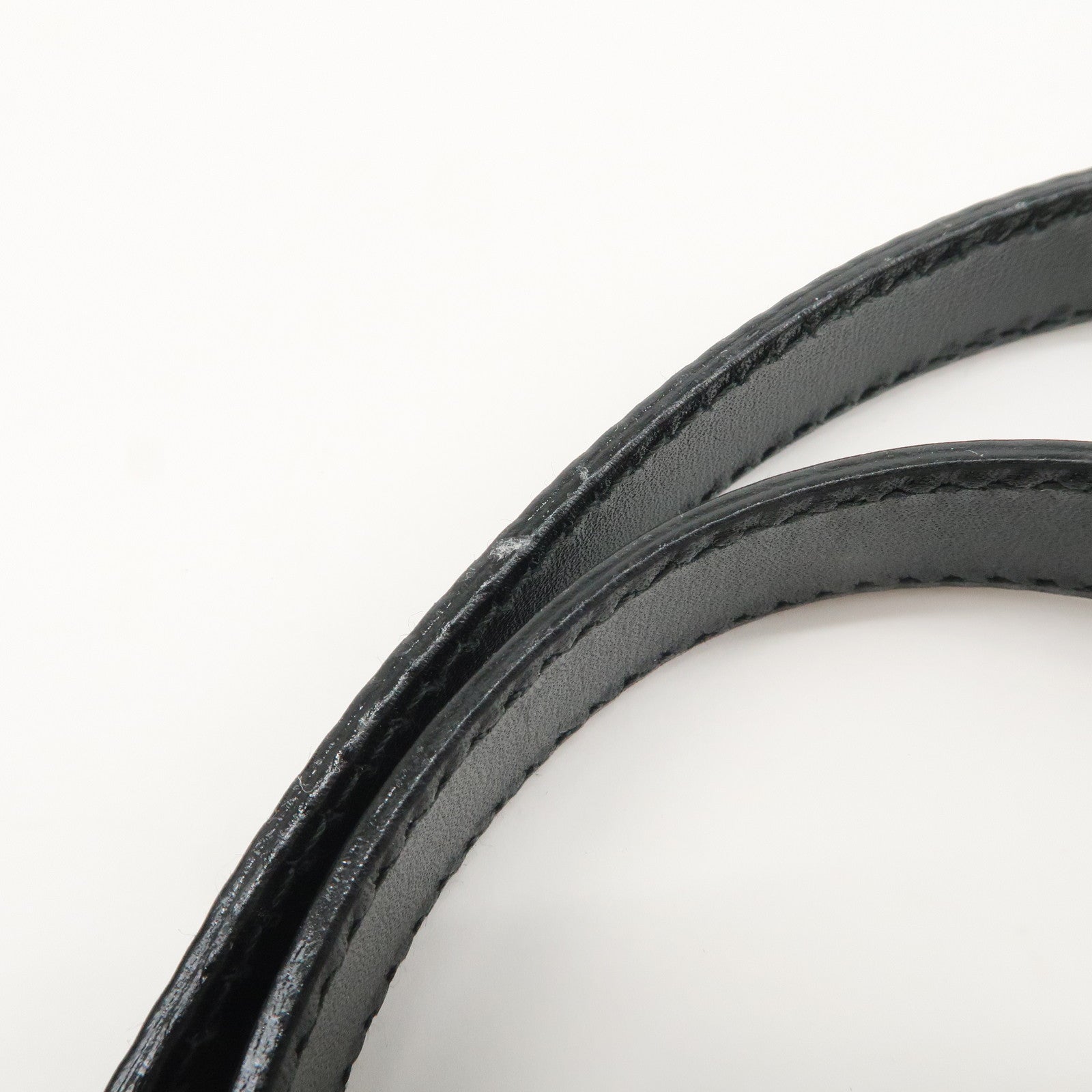 Ferragamo Vara Leather 2Way Hand Bag Shoulder Bag Black Used