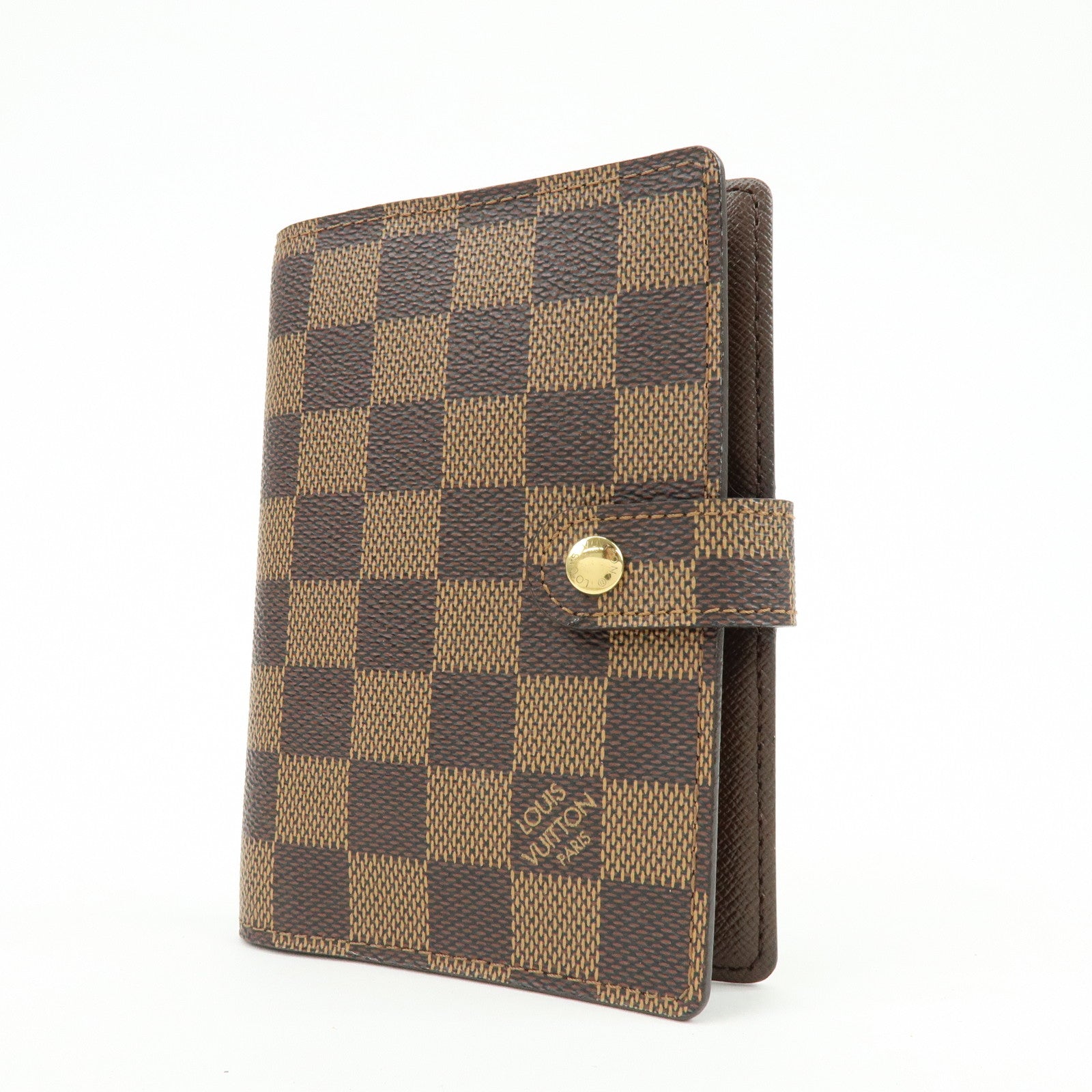Louis Vuitton Damier Ebene Agenda PM Planner Cover Brown R20700