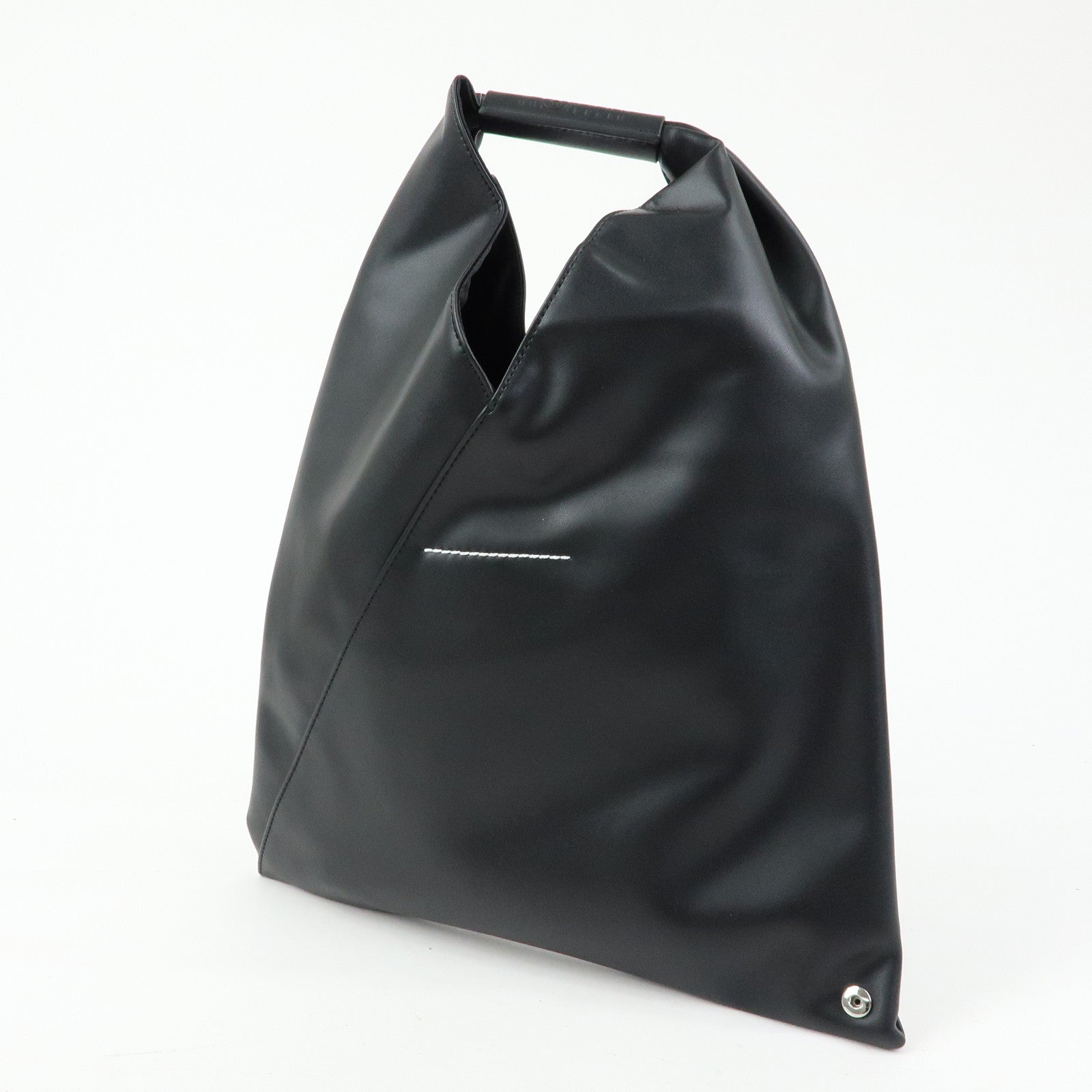 Maison Margiela MM6 Leather Japanese Tote Bag Shoulder Bag Black