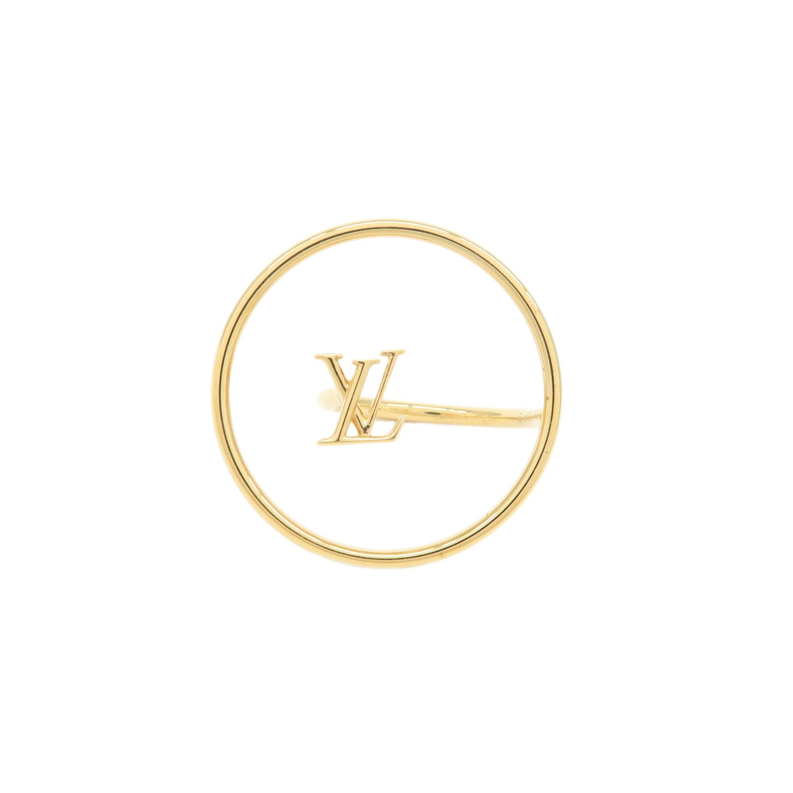 Louis Vuitton LV Eclipse Metal Ring Zipang Gold M00768
