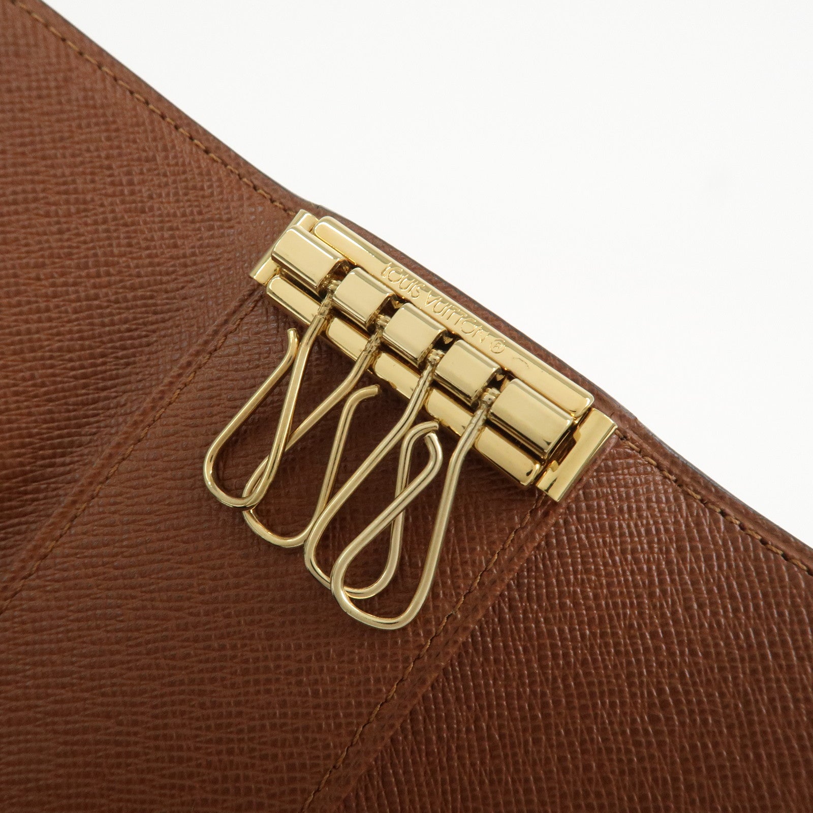 Louis Vuitton Monogram Multicles 4 Key Case Key Holder Brown M69517