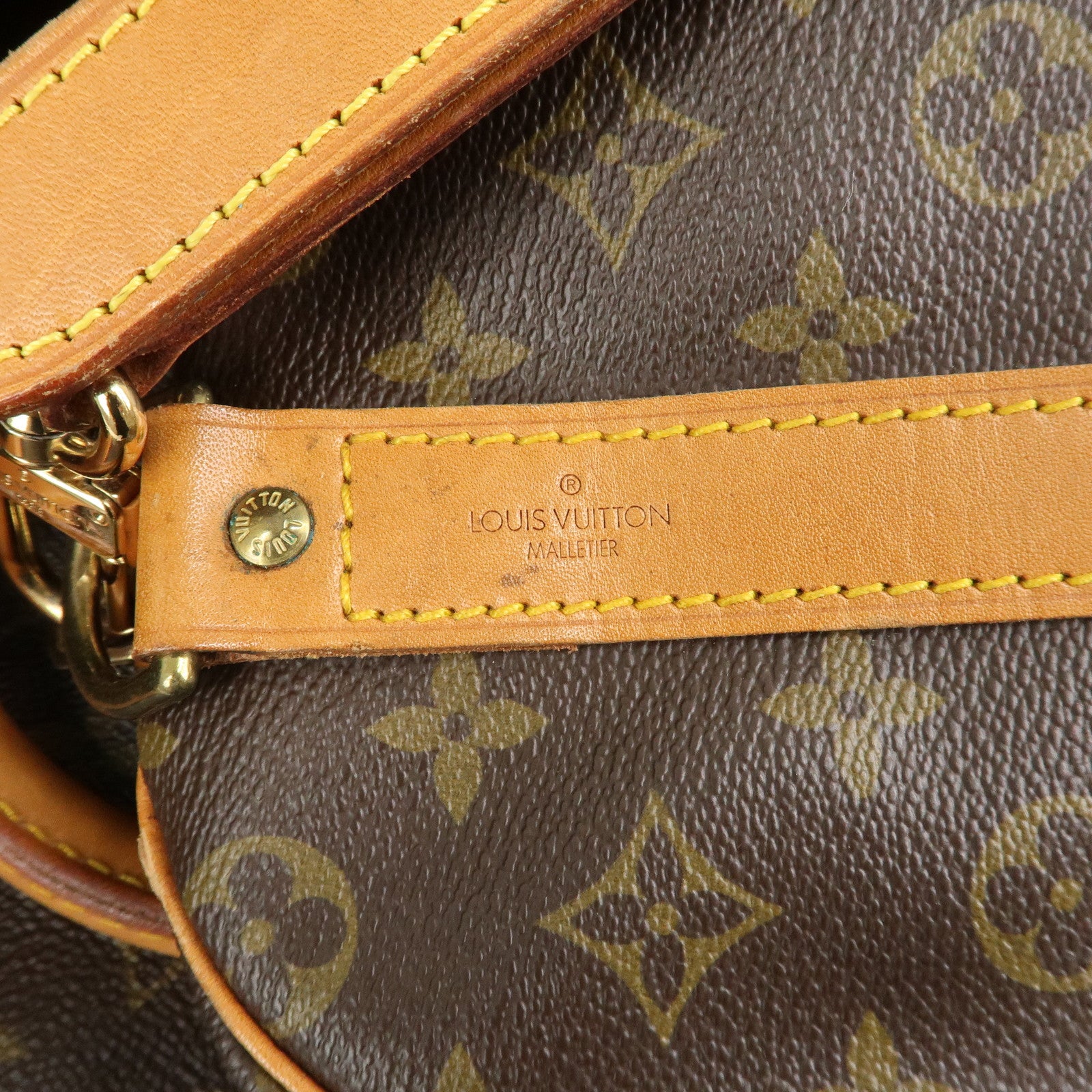 Louis Vuitton Monogram Keep All 50 Bandouliere Boston Bag M41416