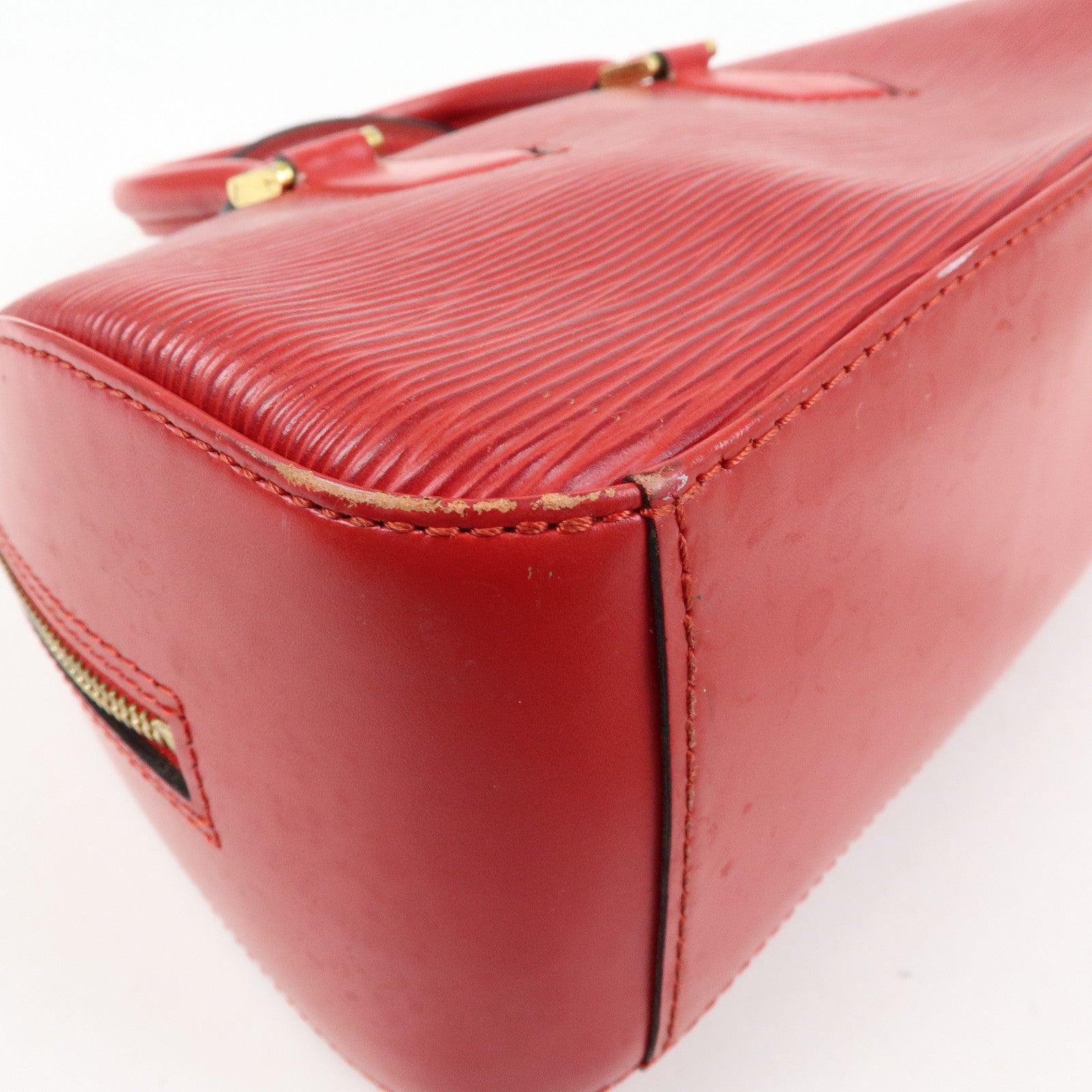 Louis Vuitton Epi Leather Jasmine Hand Bag Castilian Red M52087